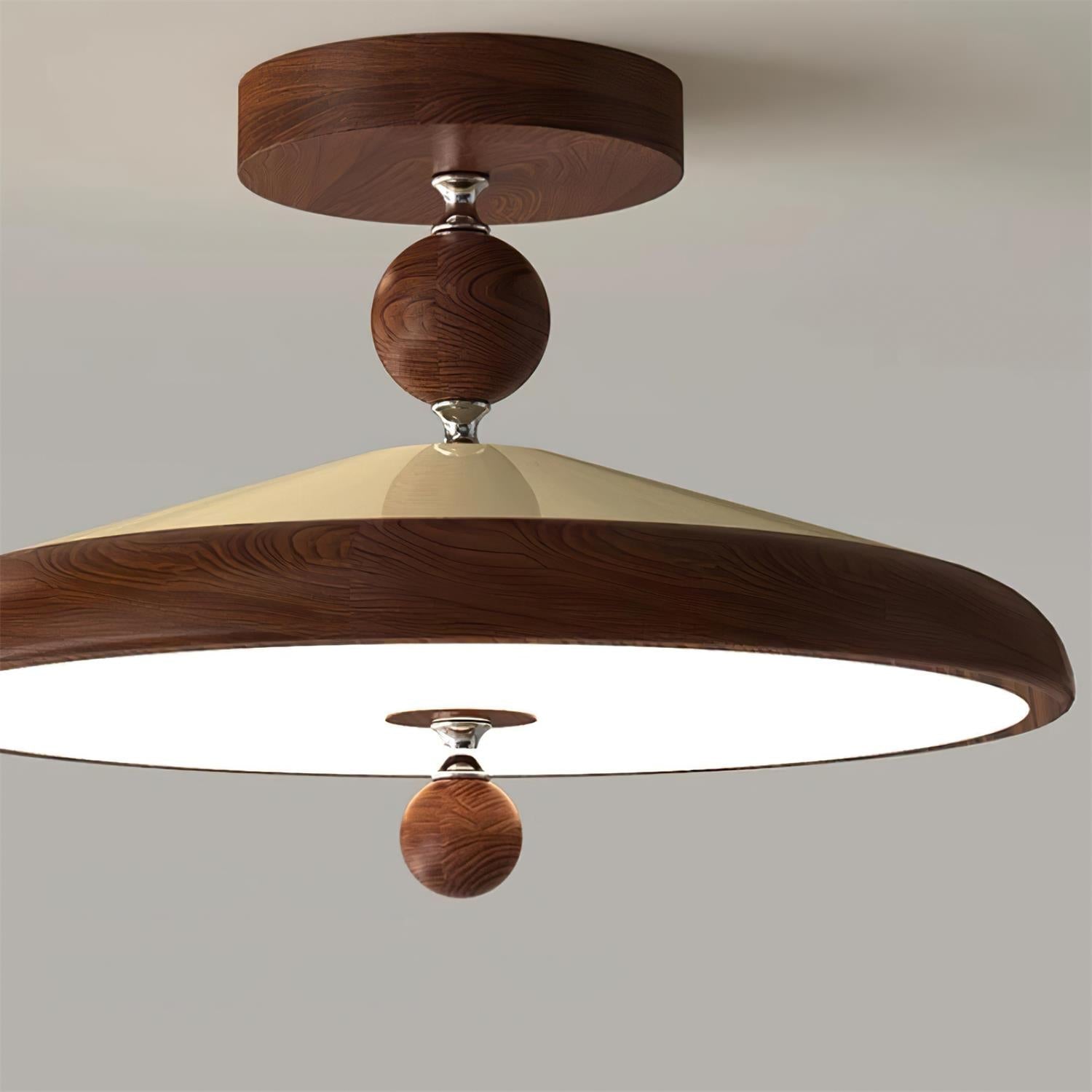 Belano Minimalistische Deckenleuchte aus Holz-Letslighting