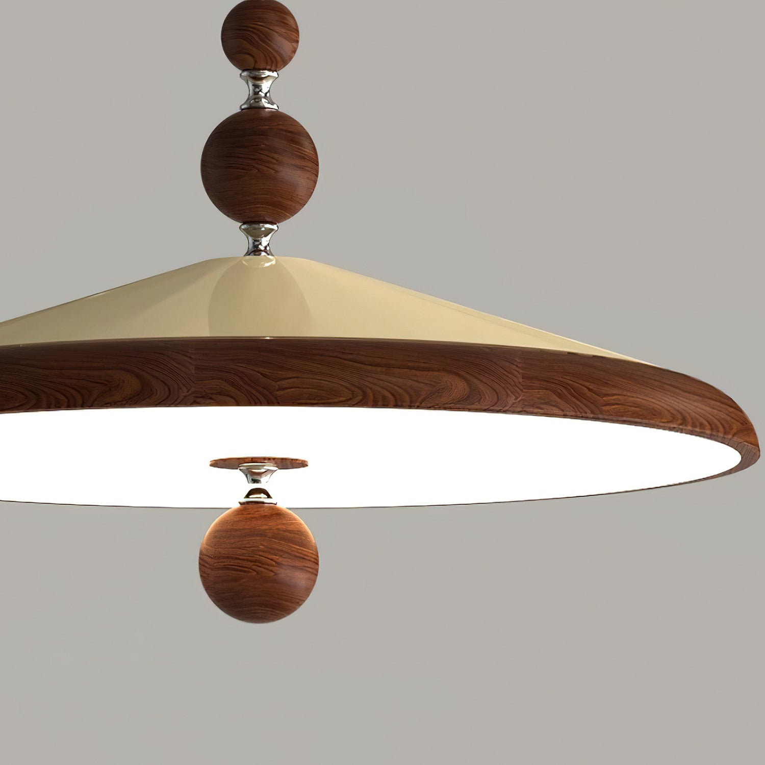 Geyon Pendelleuchte Modern Holz Metall Verstellbar-Letslighting