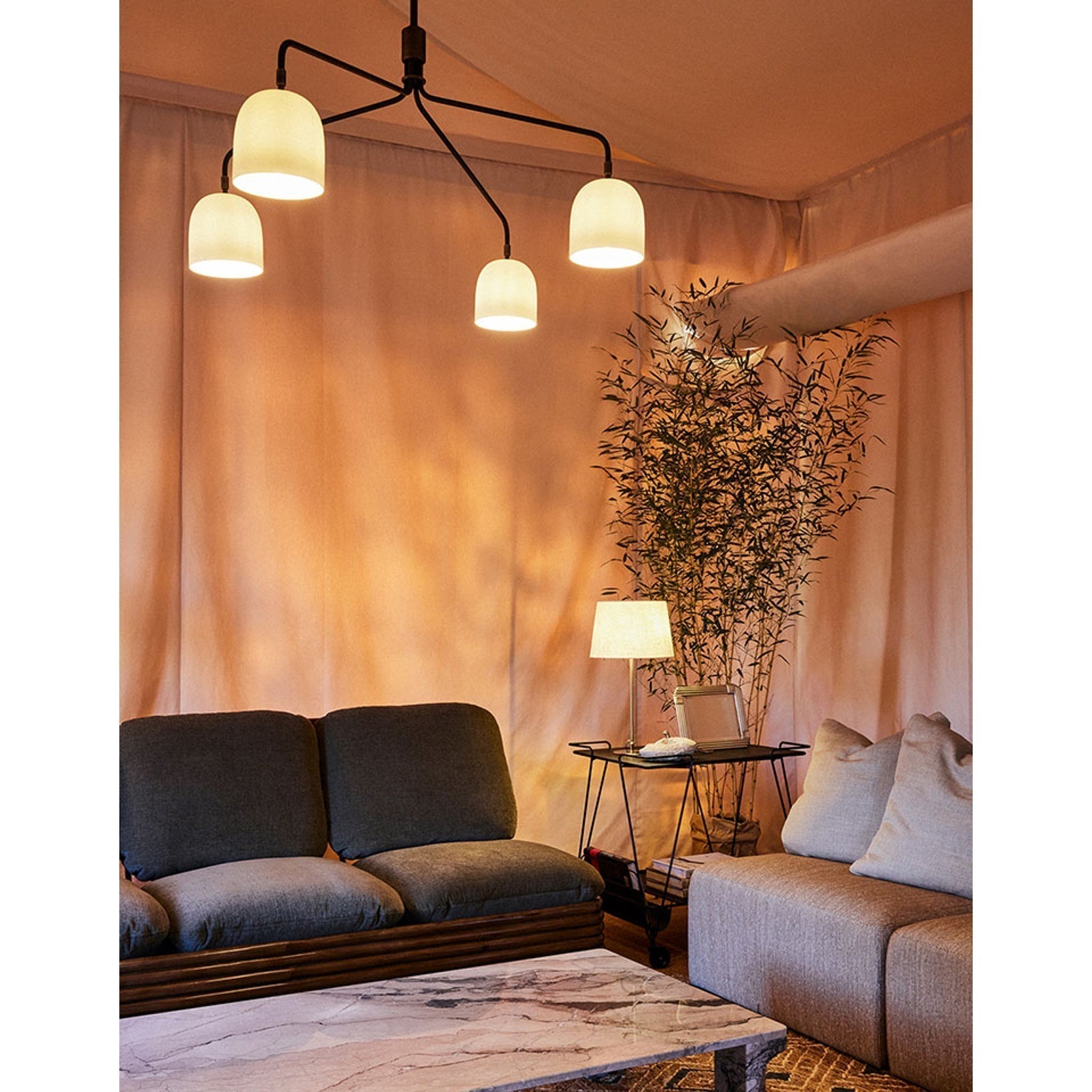 Aursolos Minimalistischer Vintage-Industrie-Kronleuchter-Letslighting