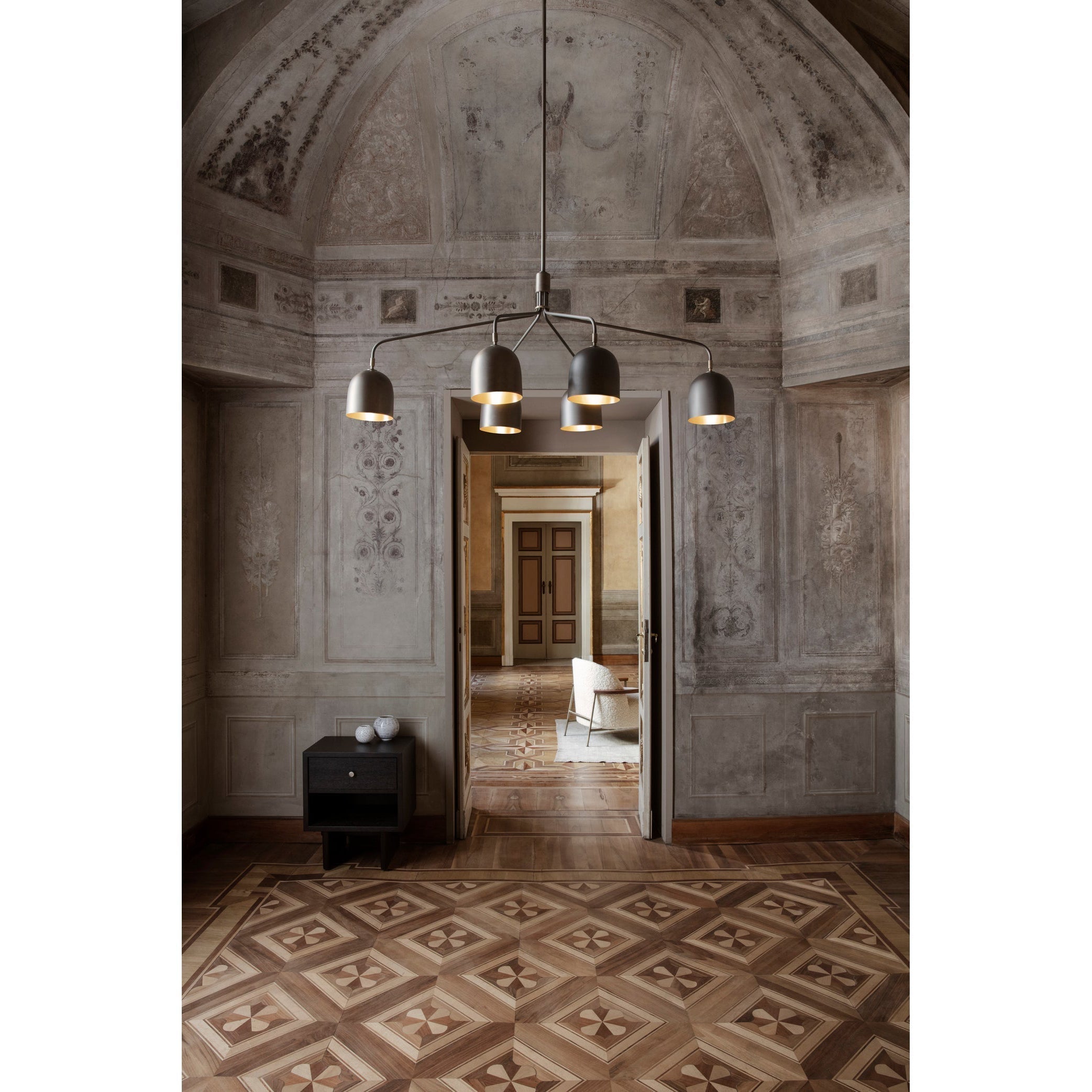 Aursolos Minimalistischer Vintage-Industrie-Kronleuchter-Letslighting