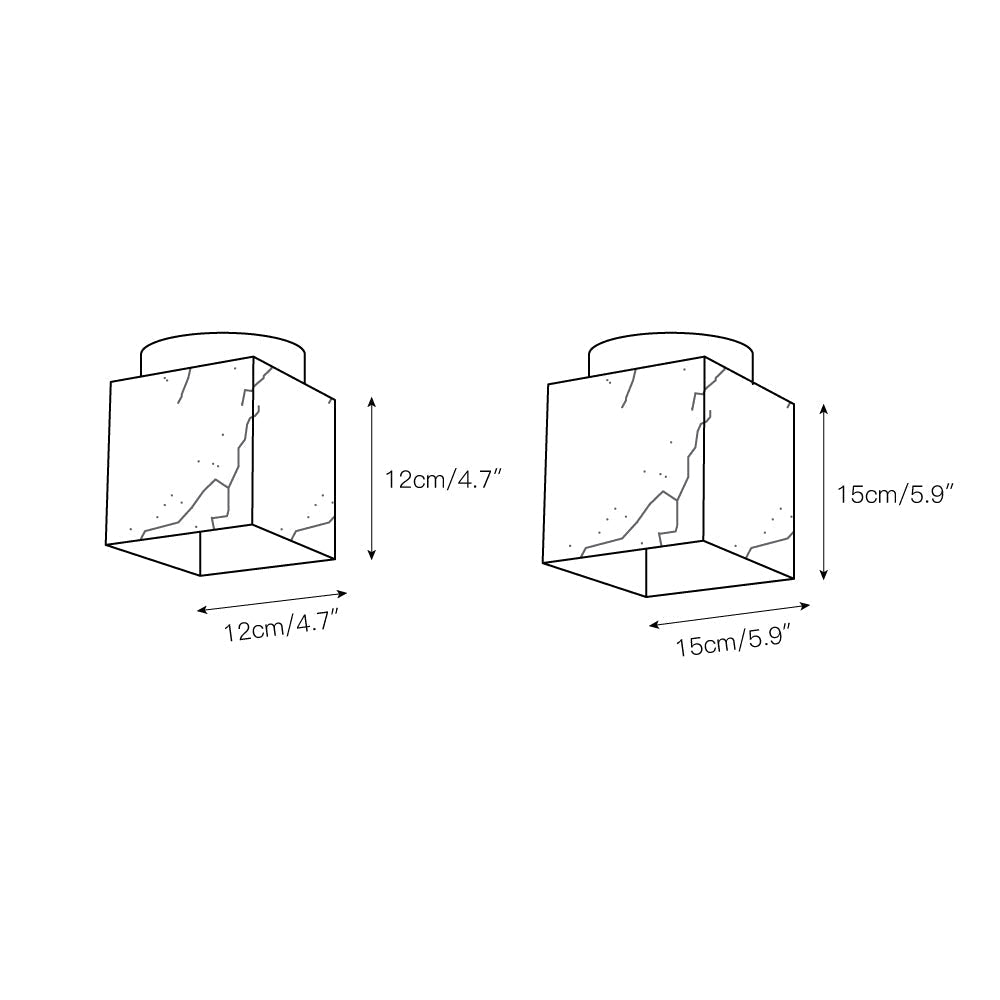 Usilia Modern Minimalist Brass Alabaster Ceiling Light - Letslighting