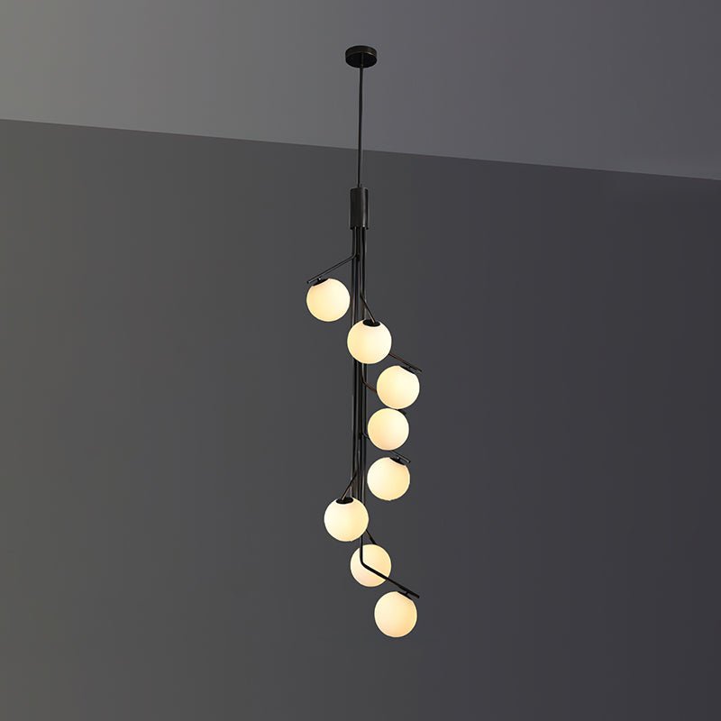 Lustra Kronleuchter Gold Zweig Globus LED-Letslighting