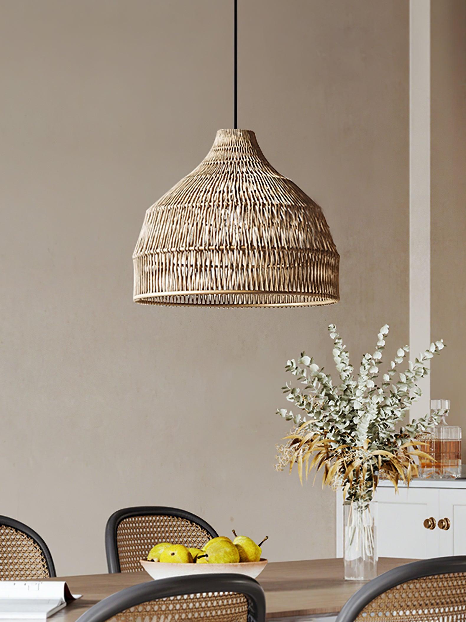 Wickora Vintage Weide Pendelleuchte-Letslighting
