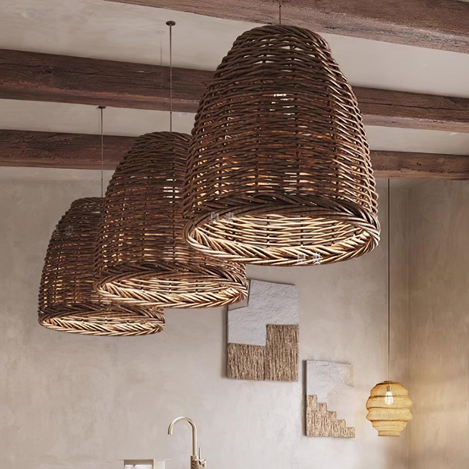 Wickora Vintage Weide Pendelleuchte-Letslighting