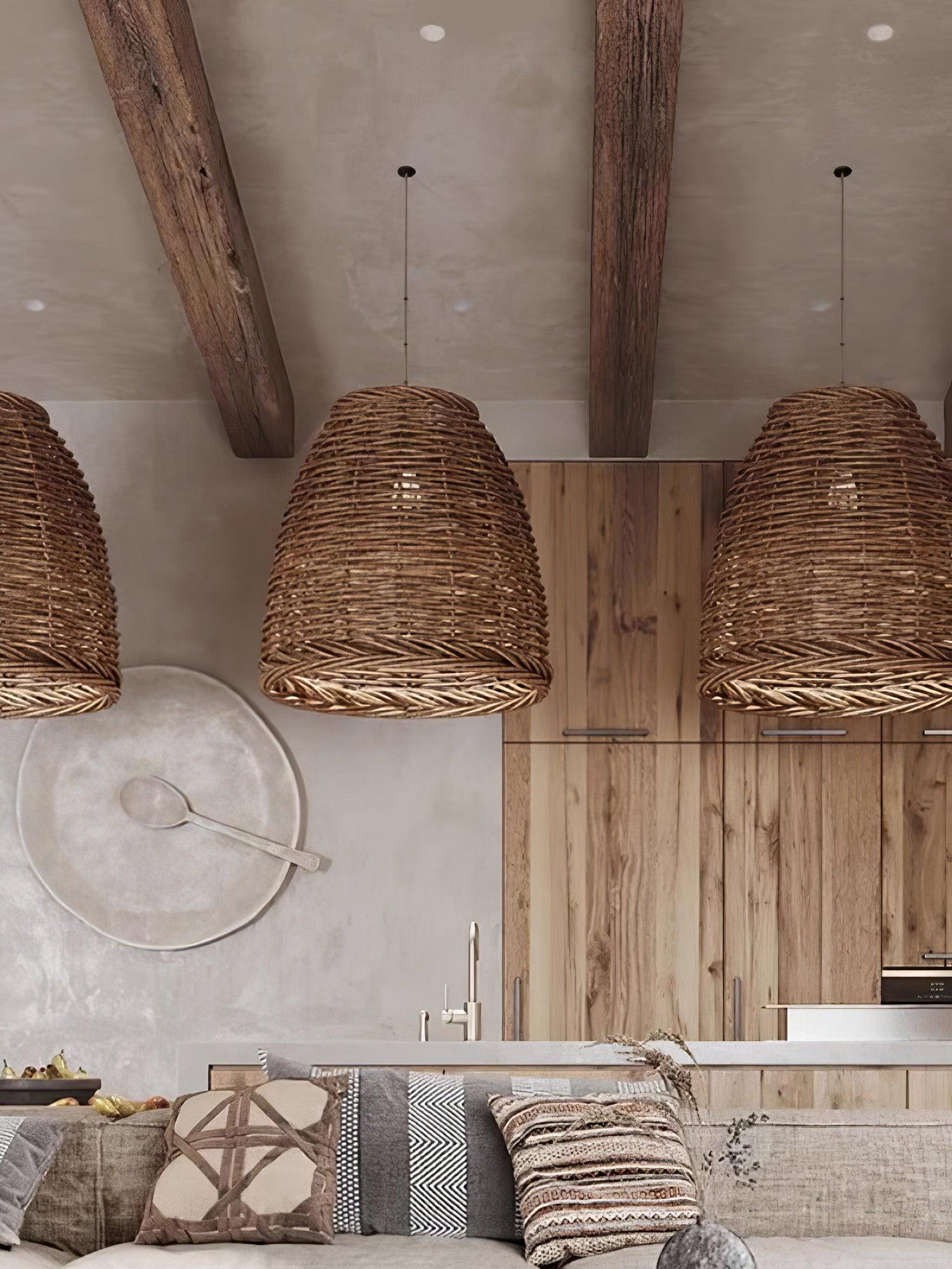 Wickora Vintage Weide Pendelleuchte-Letslighting