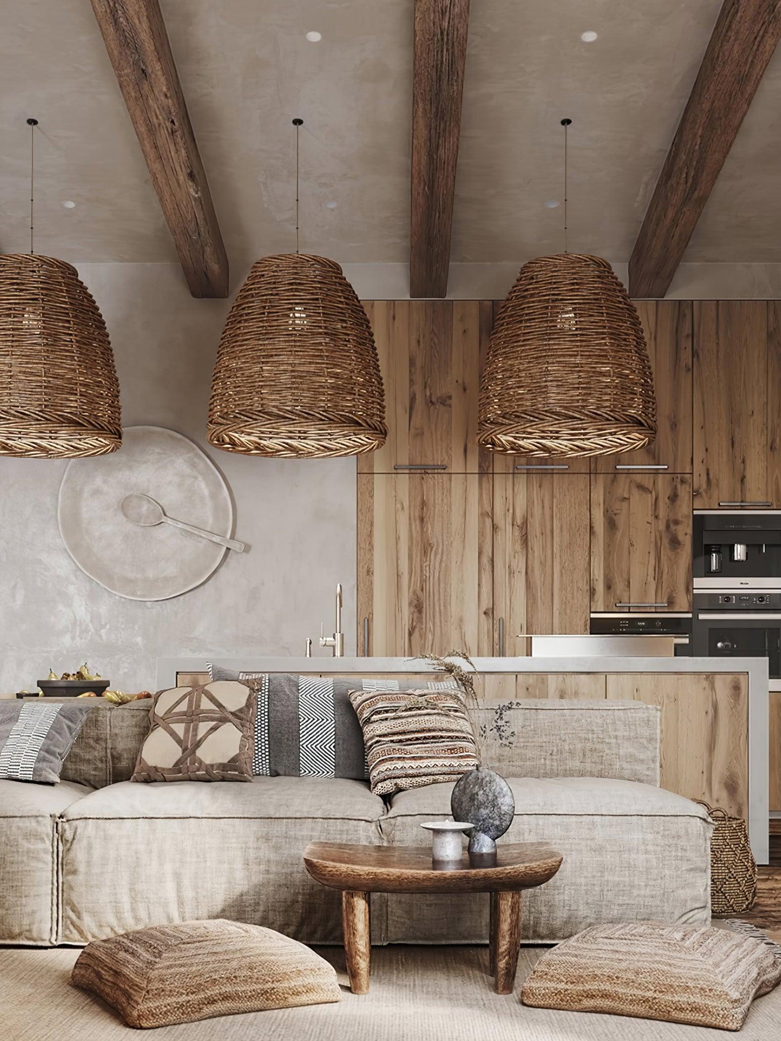 Wickora Vintage Weide Pendelleuchte-Letslighting