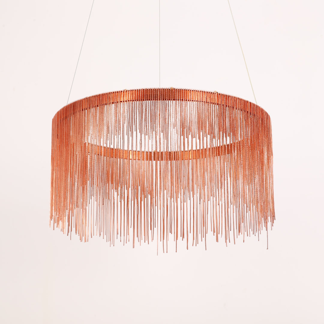 Kristy Nordisch Kronleuchter Silber/Rosegold Schlaf/Wohnzimmer-Letslighting