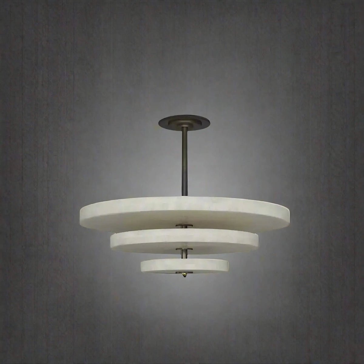 Liora Minimalist Alabaster Pendant Light Chandelier - Neutralighting
