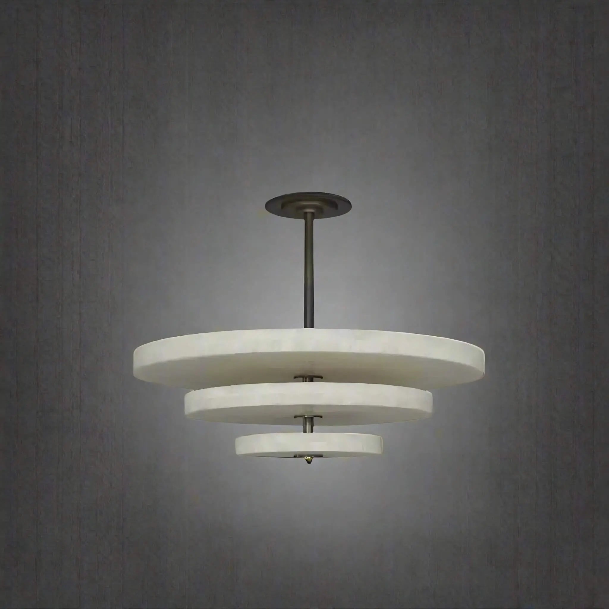 Liora Minimalist Alabaster Pendant Light Chandelier - Neutralighting