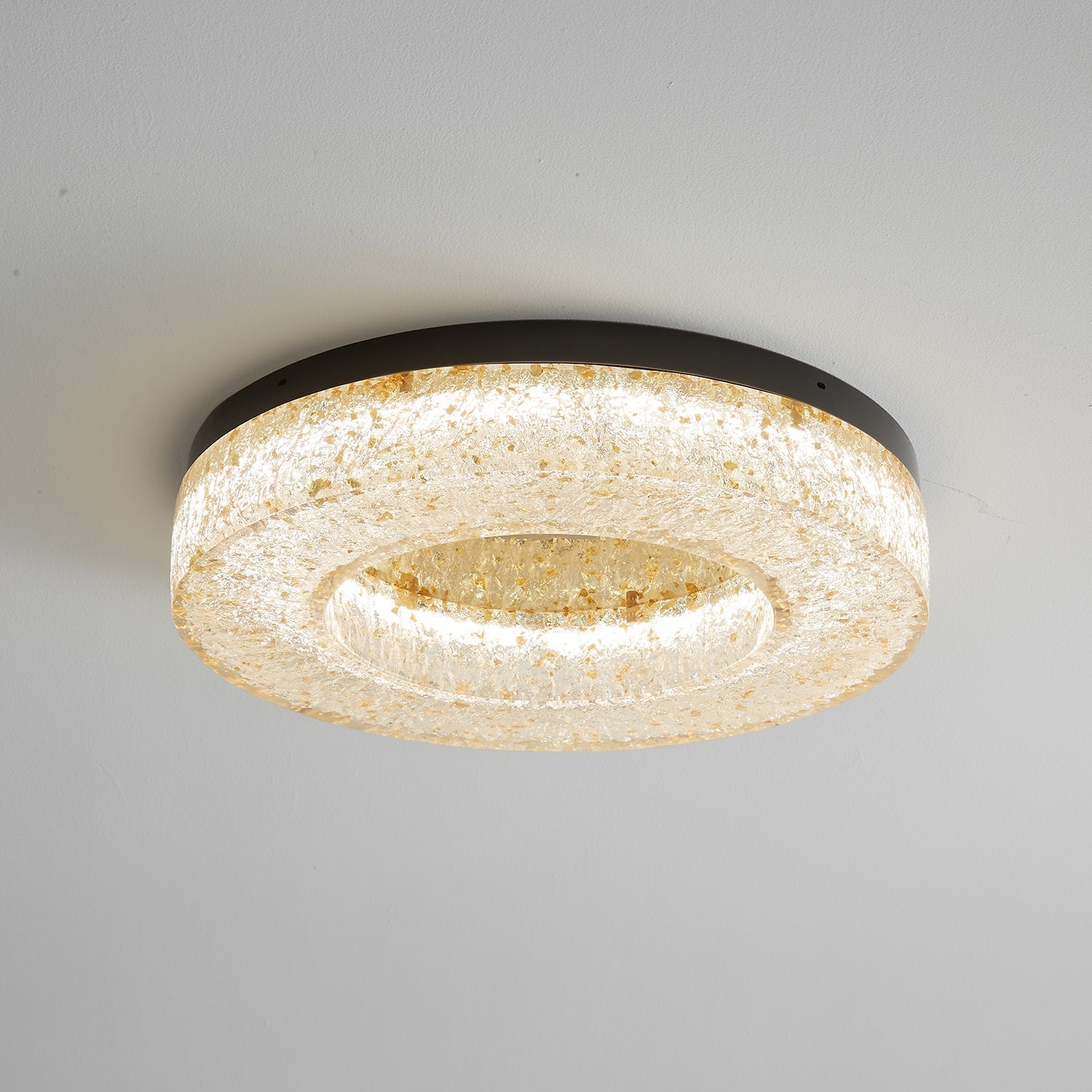 Ice Crack Circle Ceiling Lamp - Blowlighting