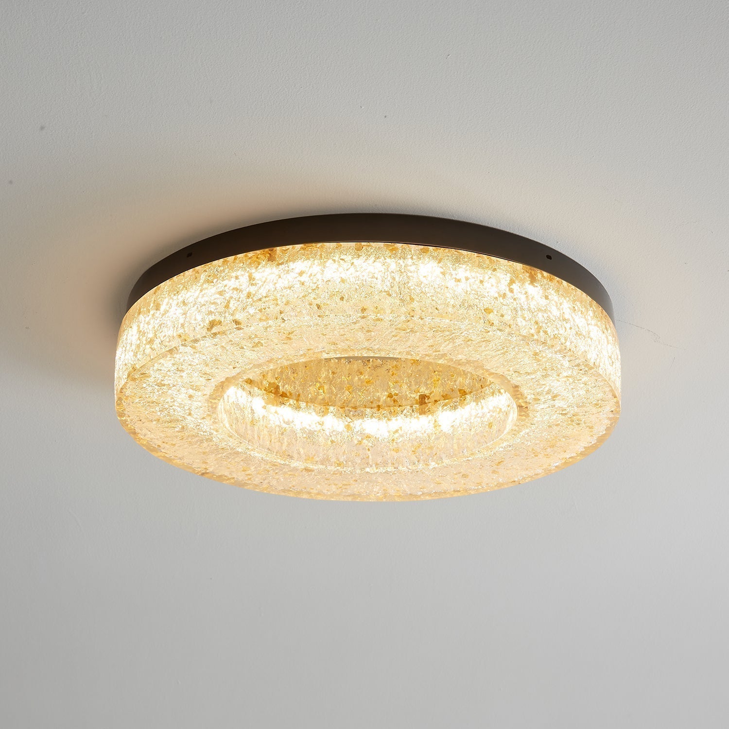 Ice Crack Circle Ceiling Lamp - Blowlighting