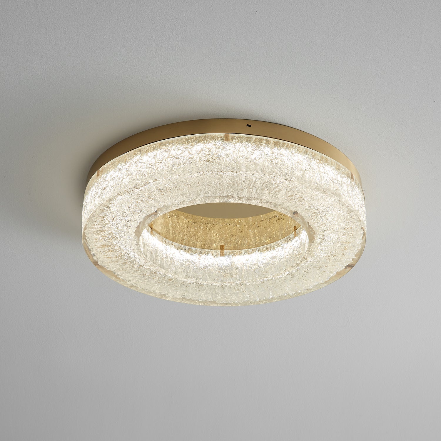 Ice Crack Circle Ceiling Lamp - Blowlighting