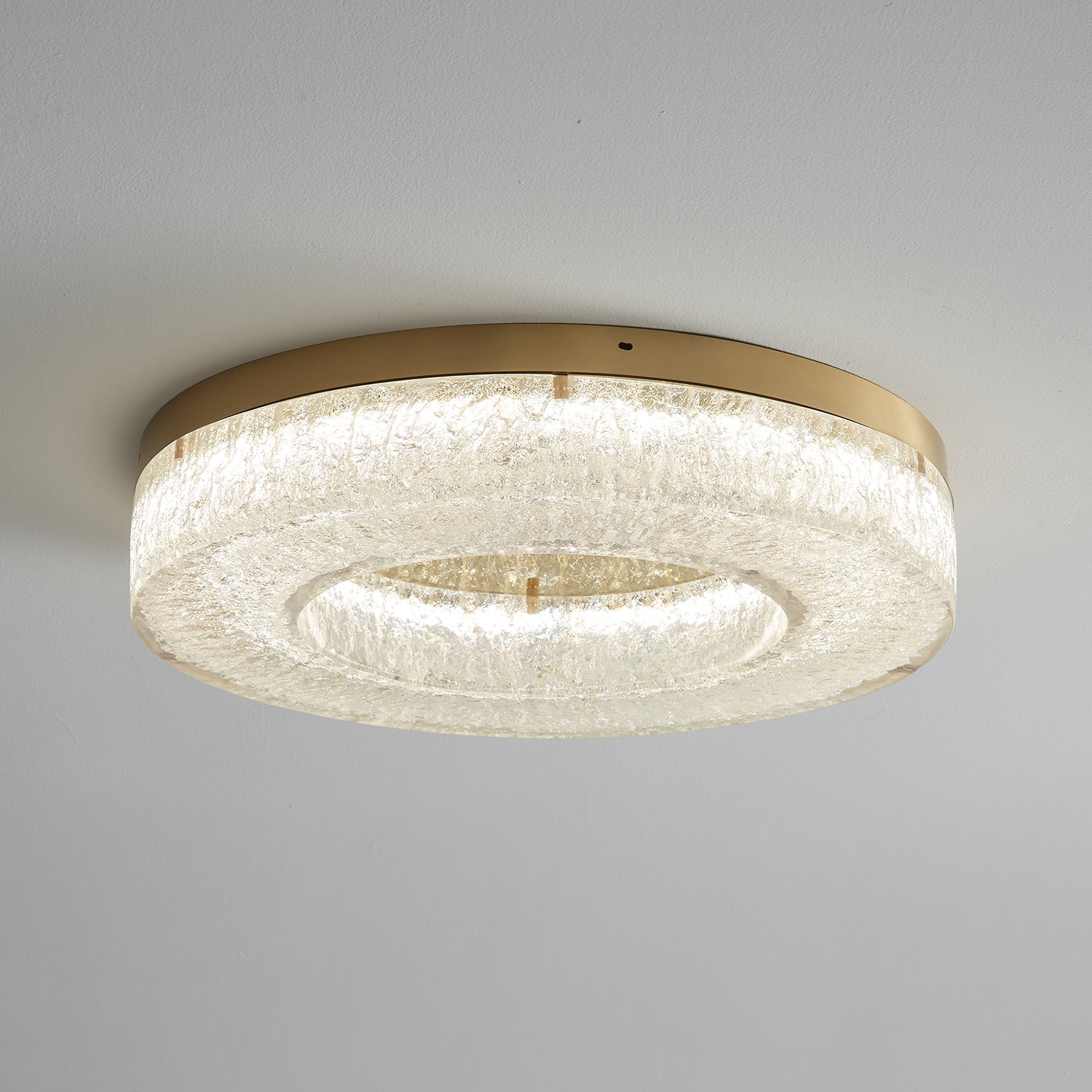 Ice Crack Circle Ceiling Lamp - Blowlighting
