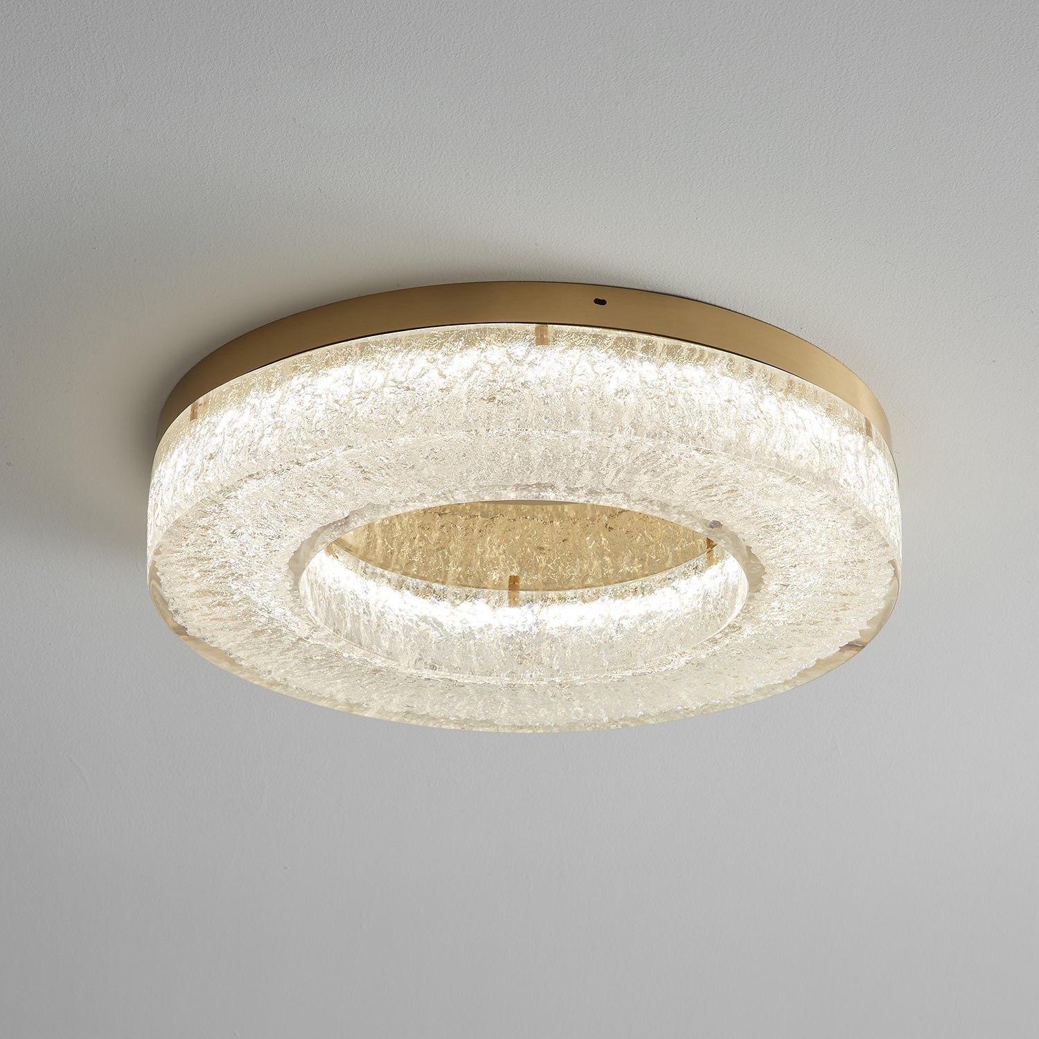 Ice Crack Circle Ceiling Lamp - Blowlighting