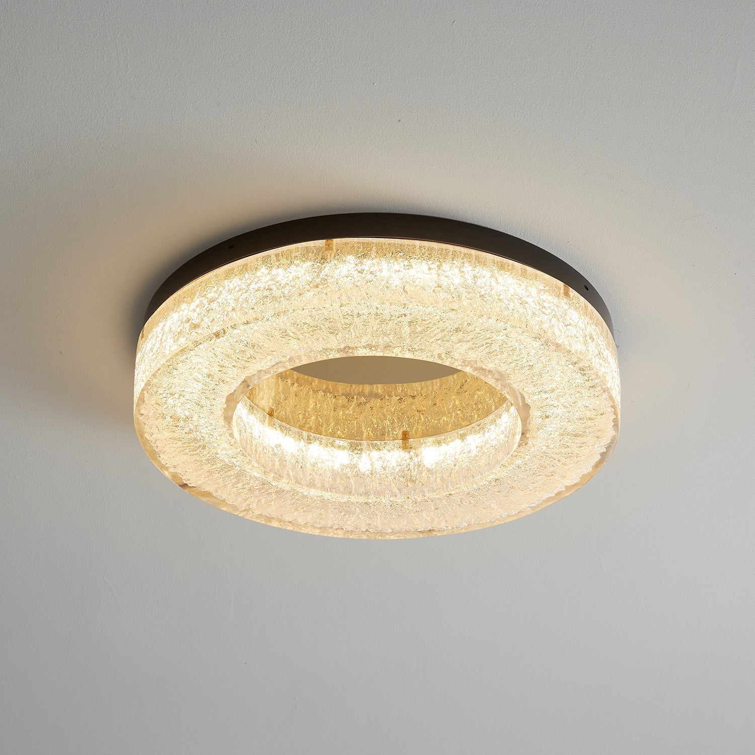 Ice Crack Circle Ceiling Lamp - Blowlighting