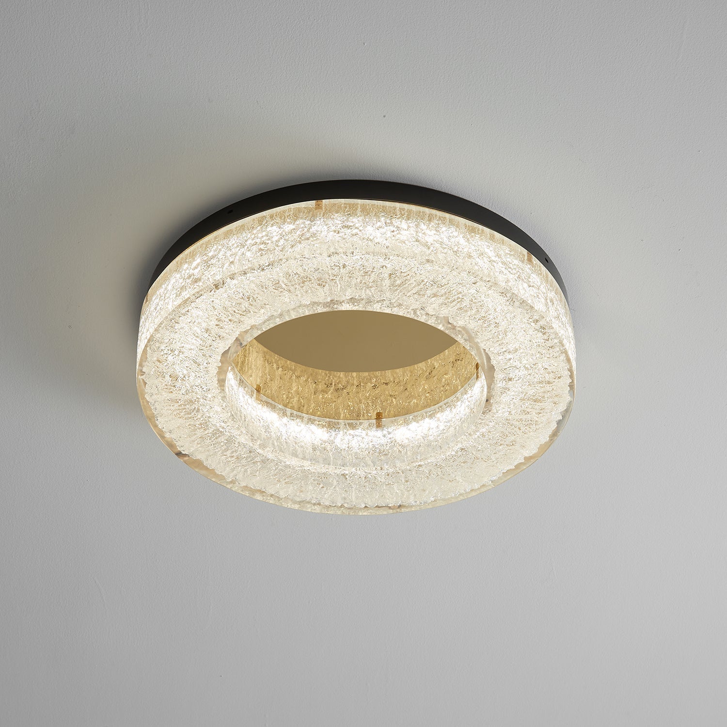 Ice Crack Circle Ceiling Lamp - Blowlighting