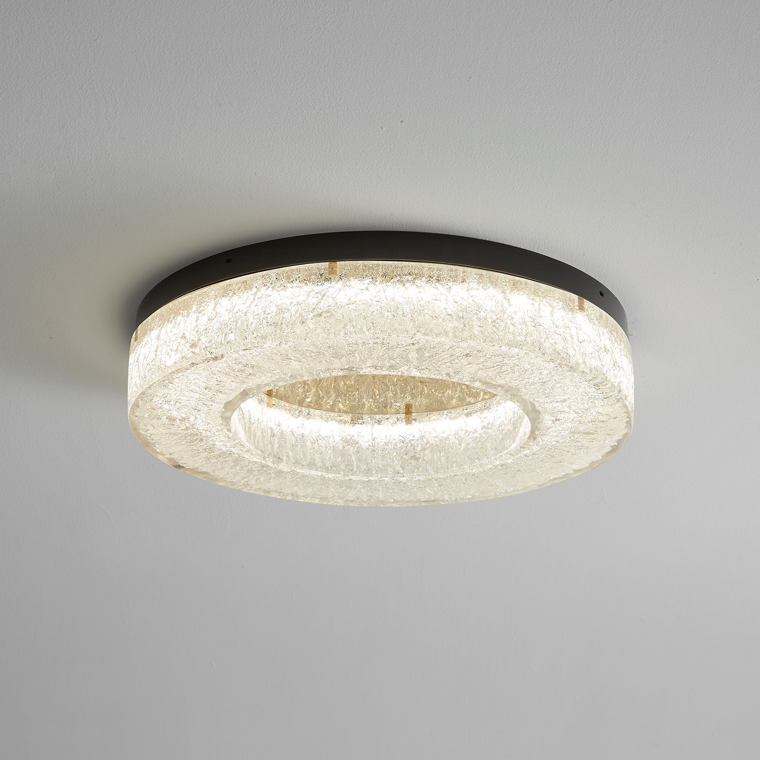 Ice Crack Circle Ceiling Lamp - Blowlighting