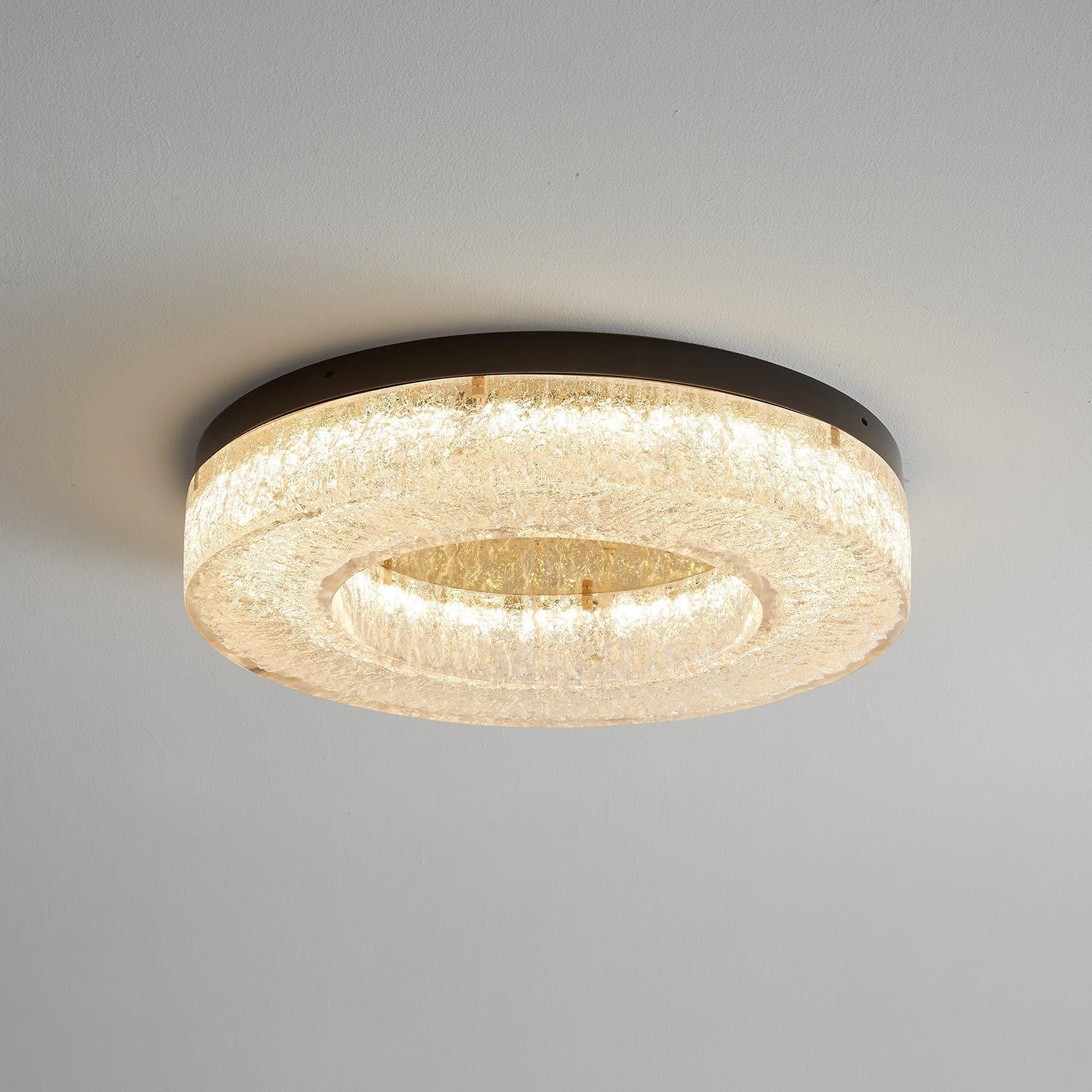 Ice Crack Circle Ceiling Lamp - Blowlighting