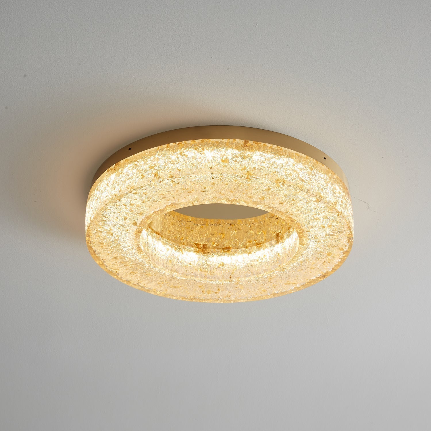 Ice Crack Circle Ceiling Lamp - Blowlighting