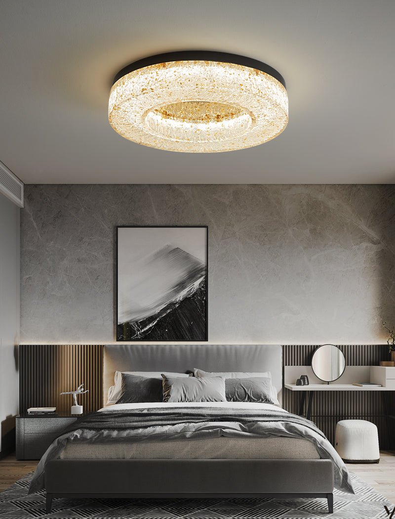 Ice Crack Circle Ceiling Lamp - Blowlighting