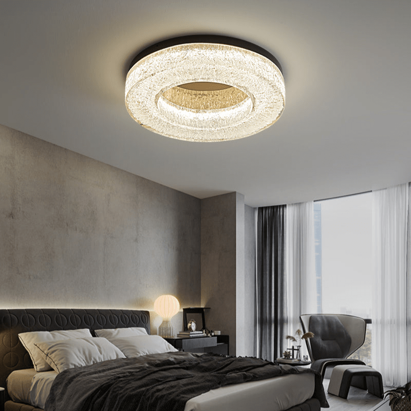 Ice Crack Circle Ceiling Lamp - Blowlighting