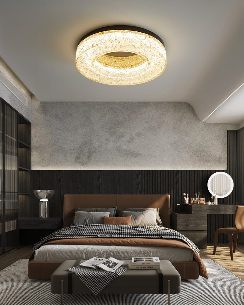 Ice Crack Circle Ceiling Lamp - Blowlighting