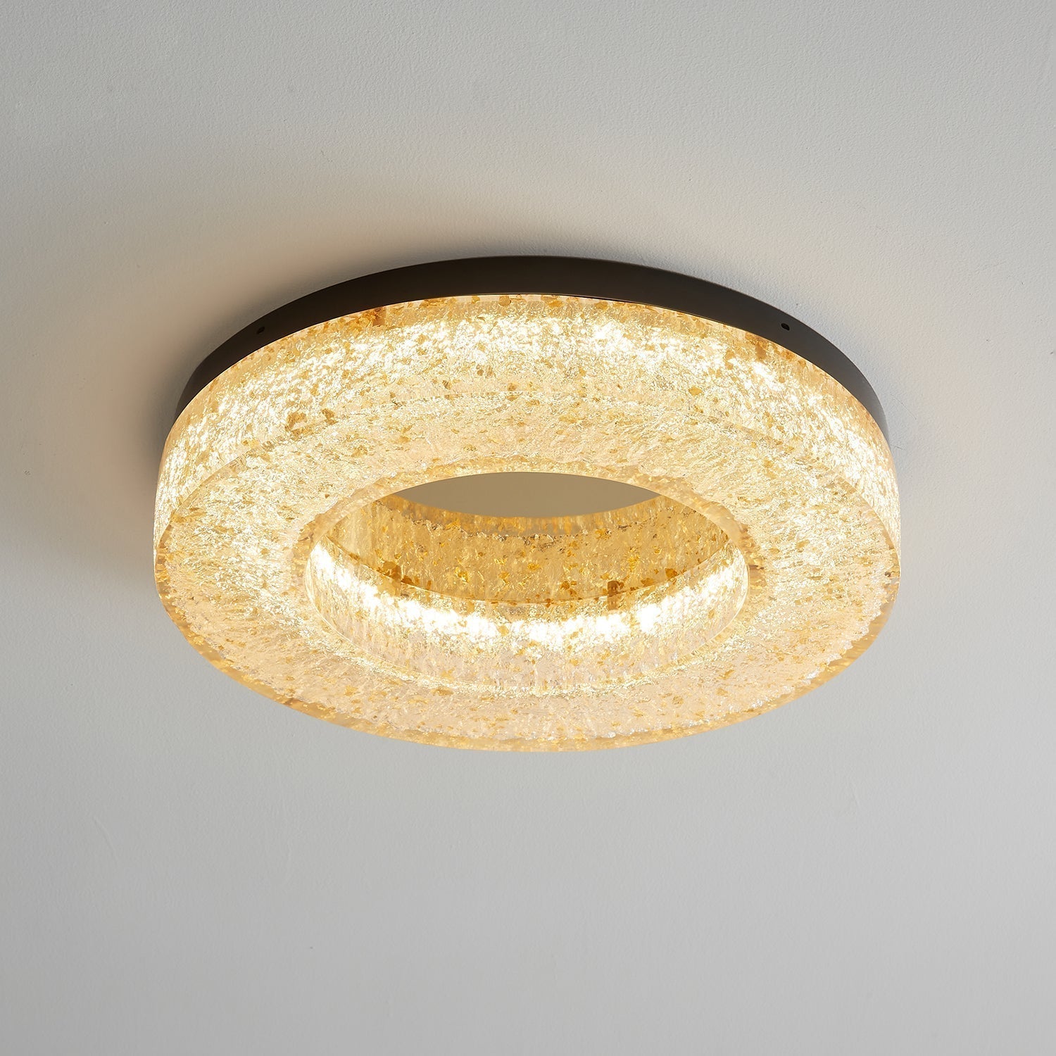 Ice Crack Circle Ceiling Lamp - Blowlighting