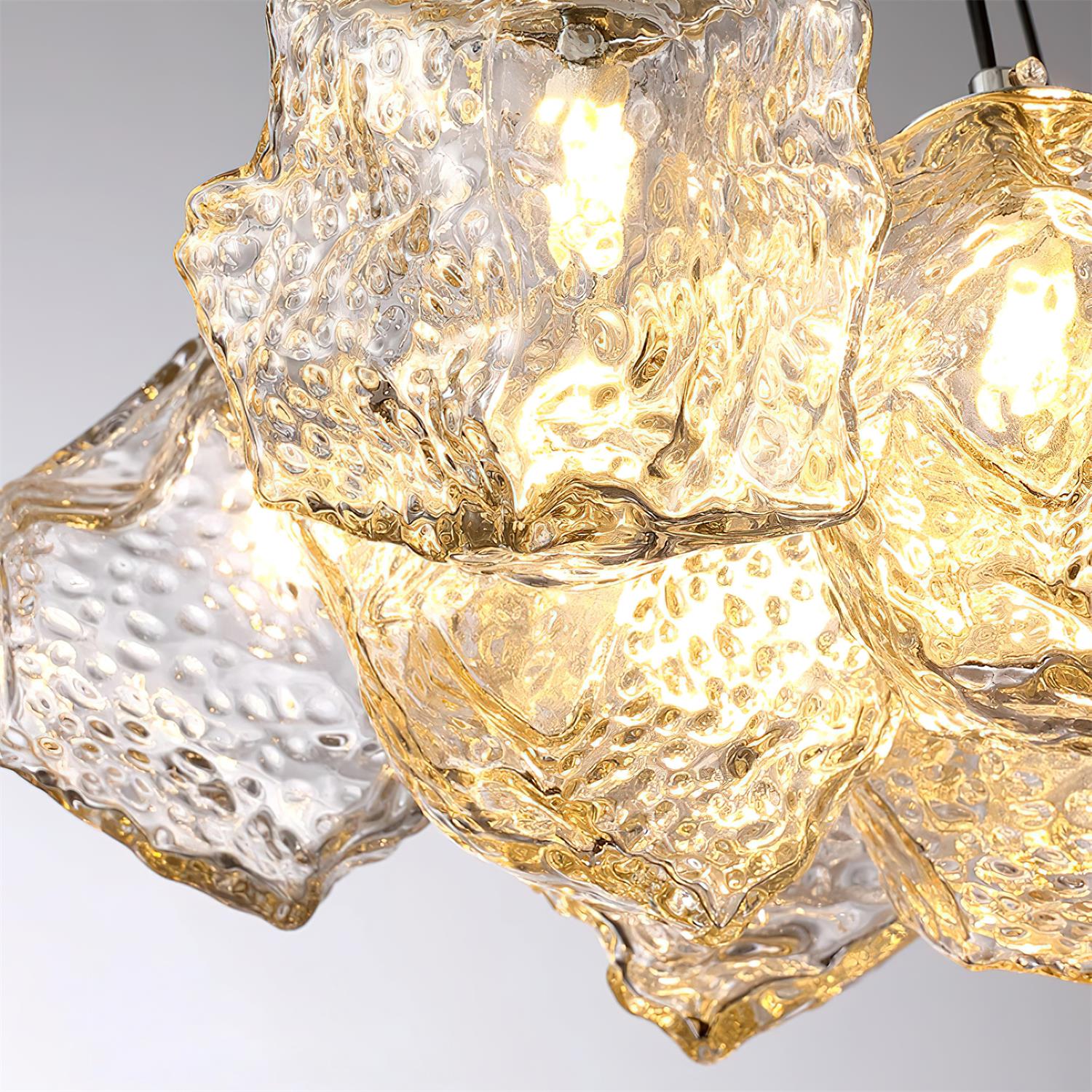 Pebine Gruppiert Glas Kronleuchter-Letslighting