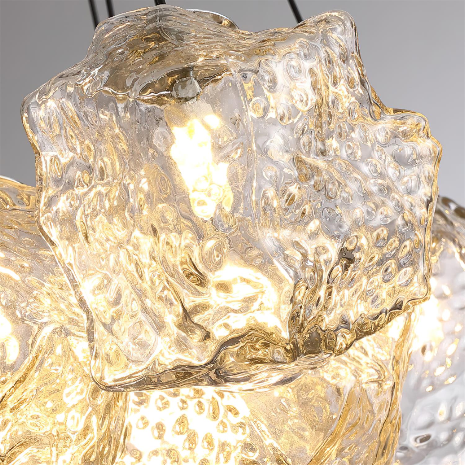 Pebine Gruppiert Glas Kronleuchter-Letslighting
