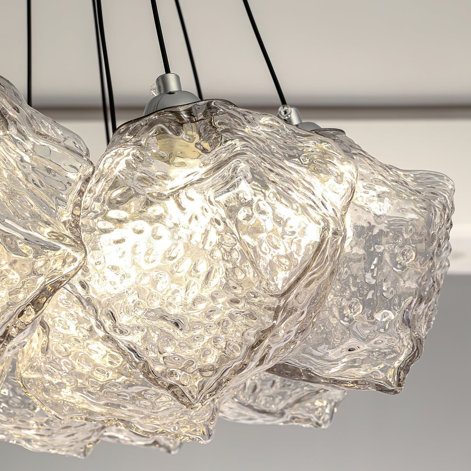 Pebine Gruppiert Glas Kronleuchter-Letslighting