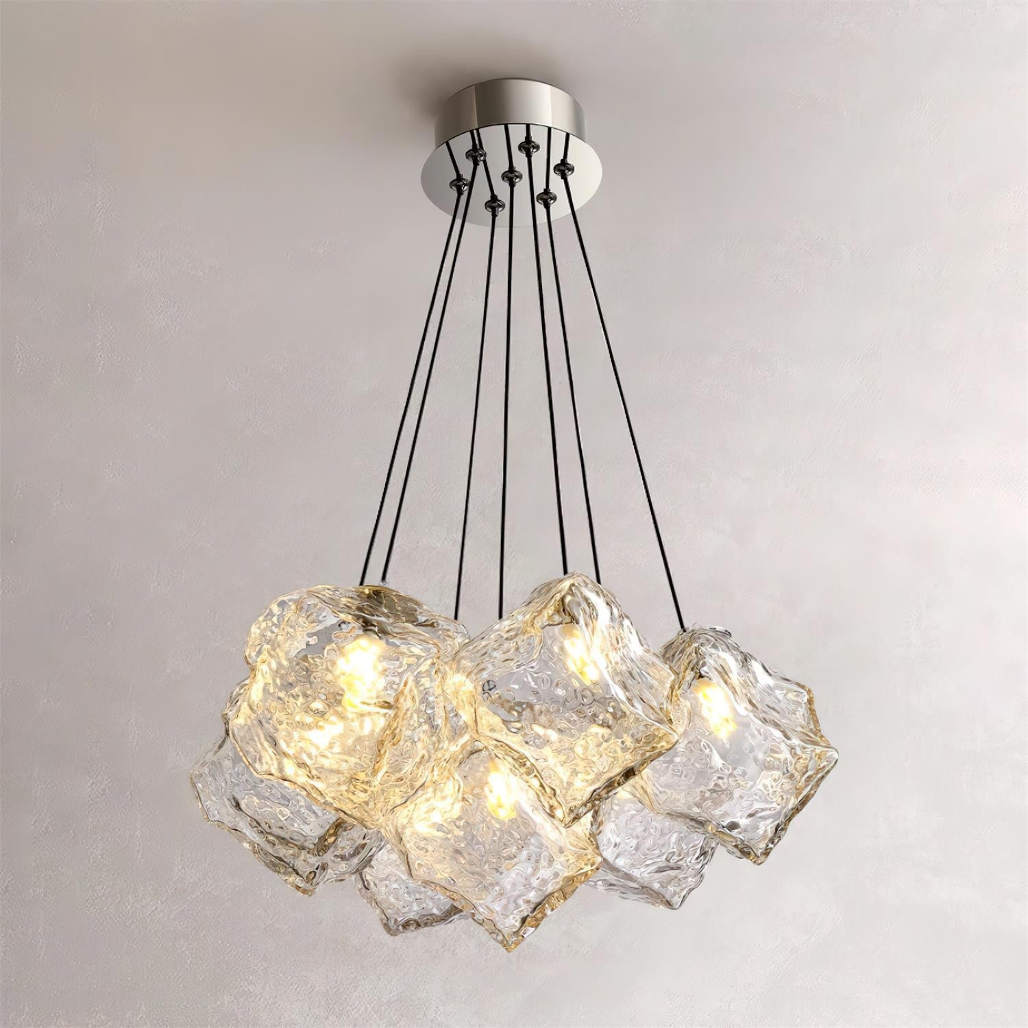 Pebine Gruppiert Glas Kronleuchter-Letslighting