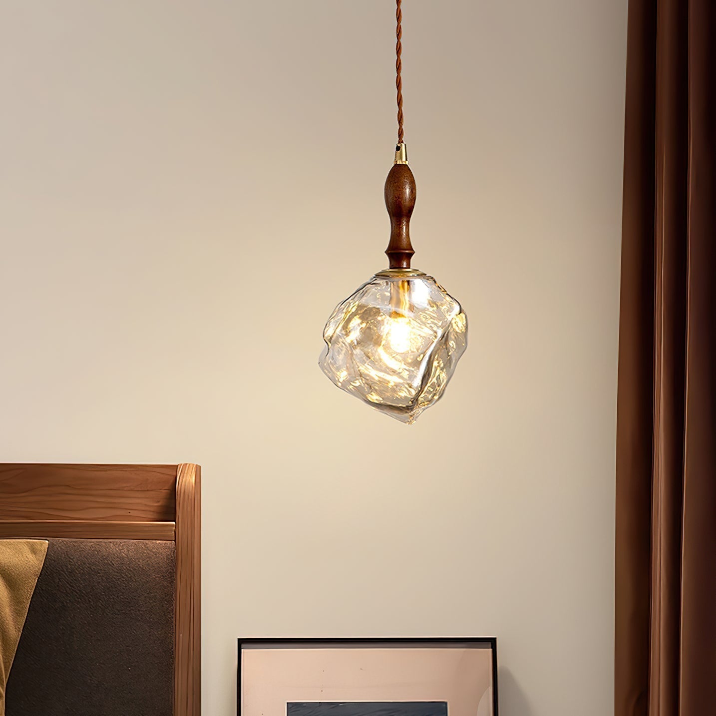 Pendelleuchte Glaskubus Schirm-Letslighting