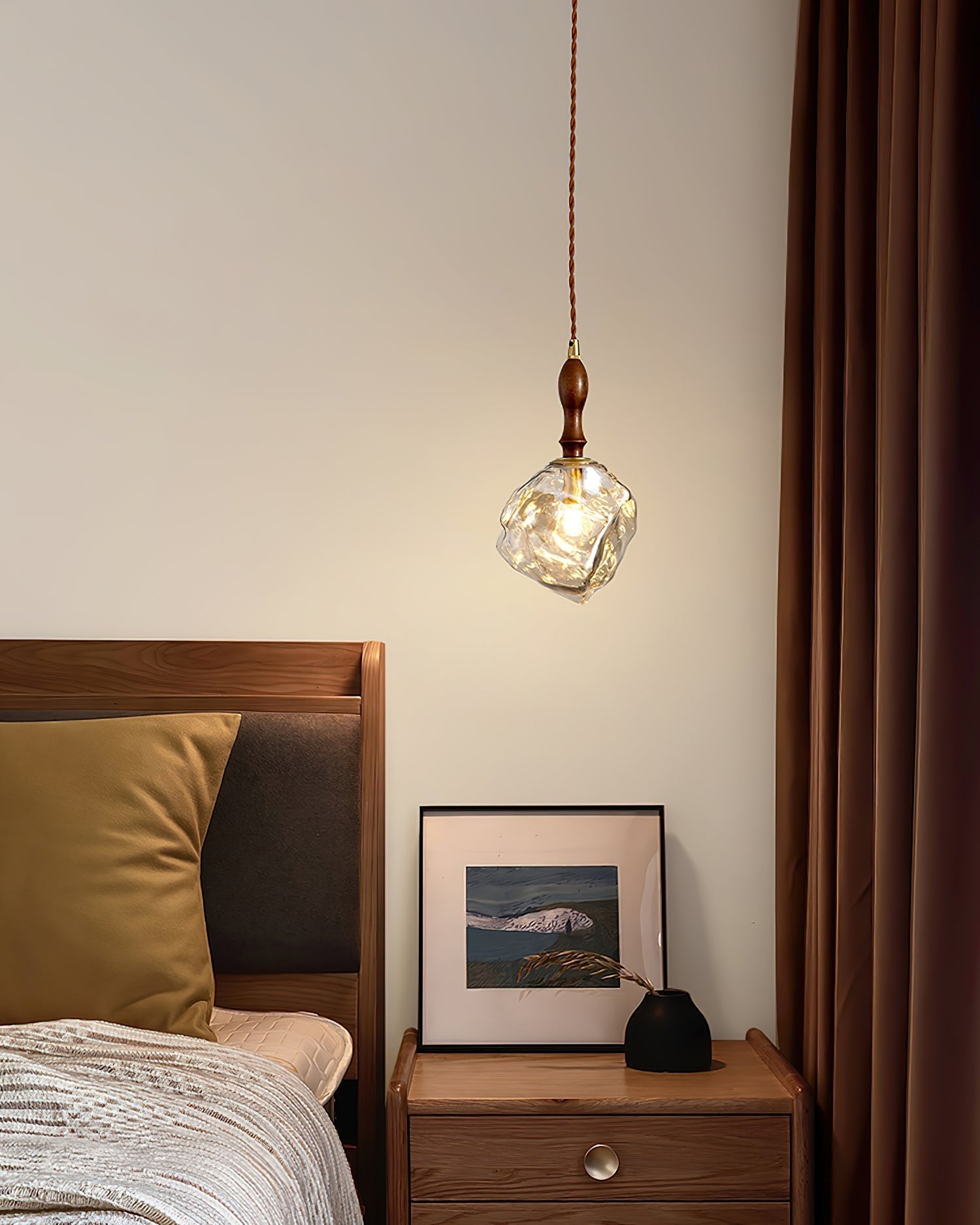 Pendelleuchte Glaskubus Schirm-Letslighting