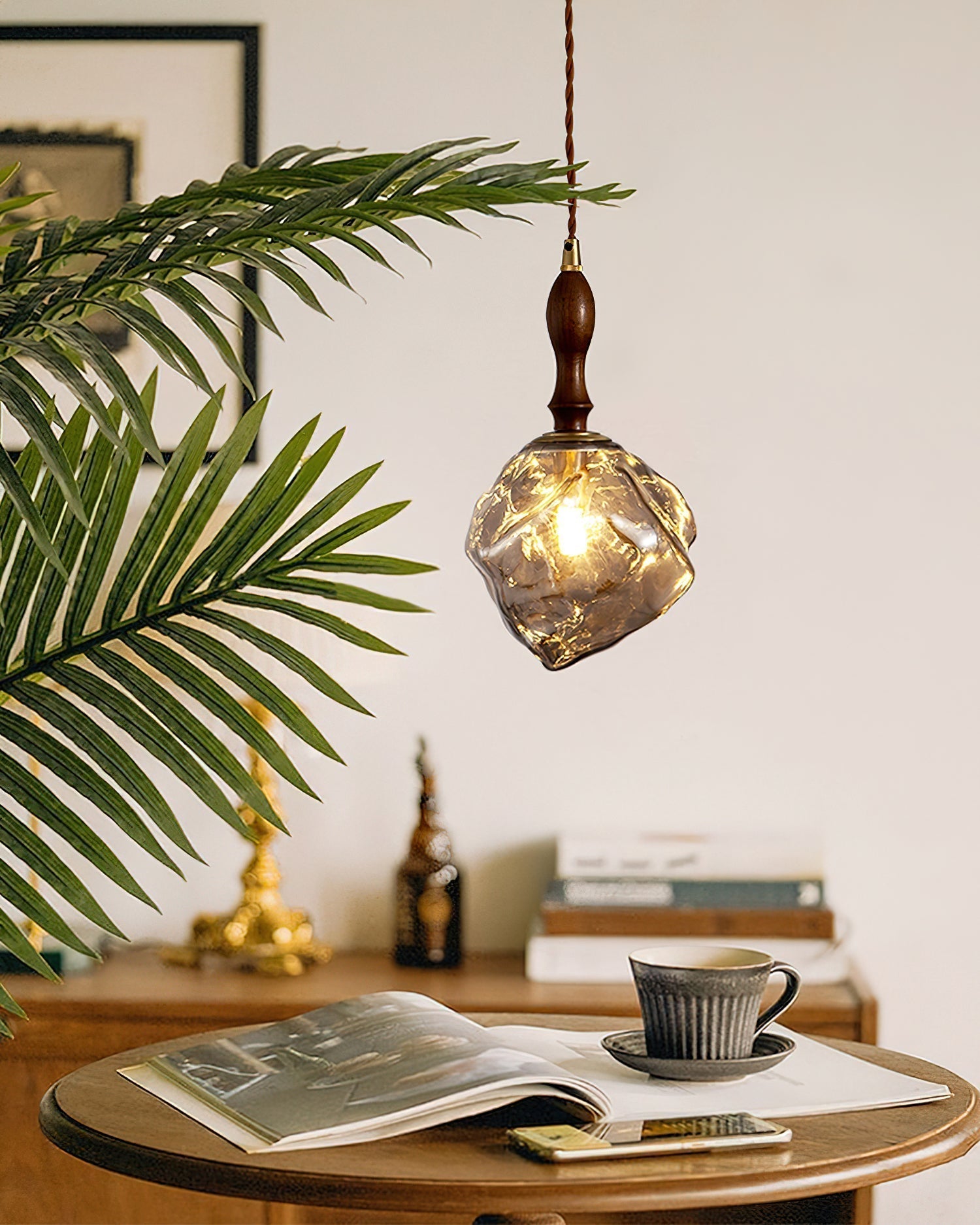 Pendelleuchte Glaskubus Schirm-Letslighting