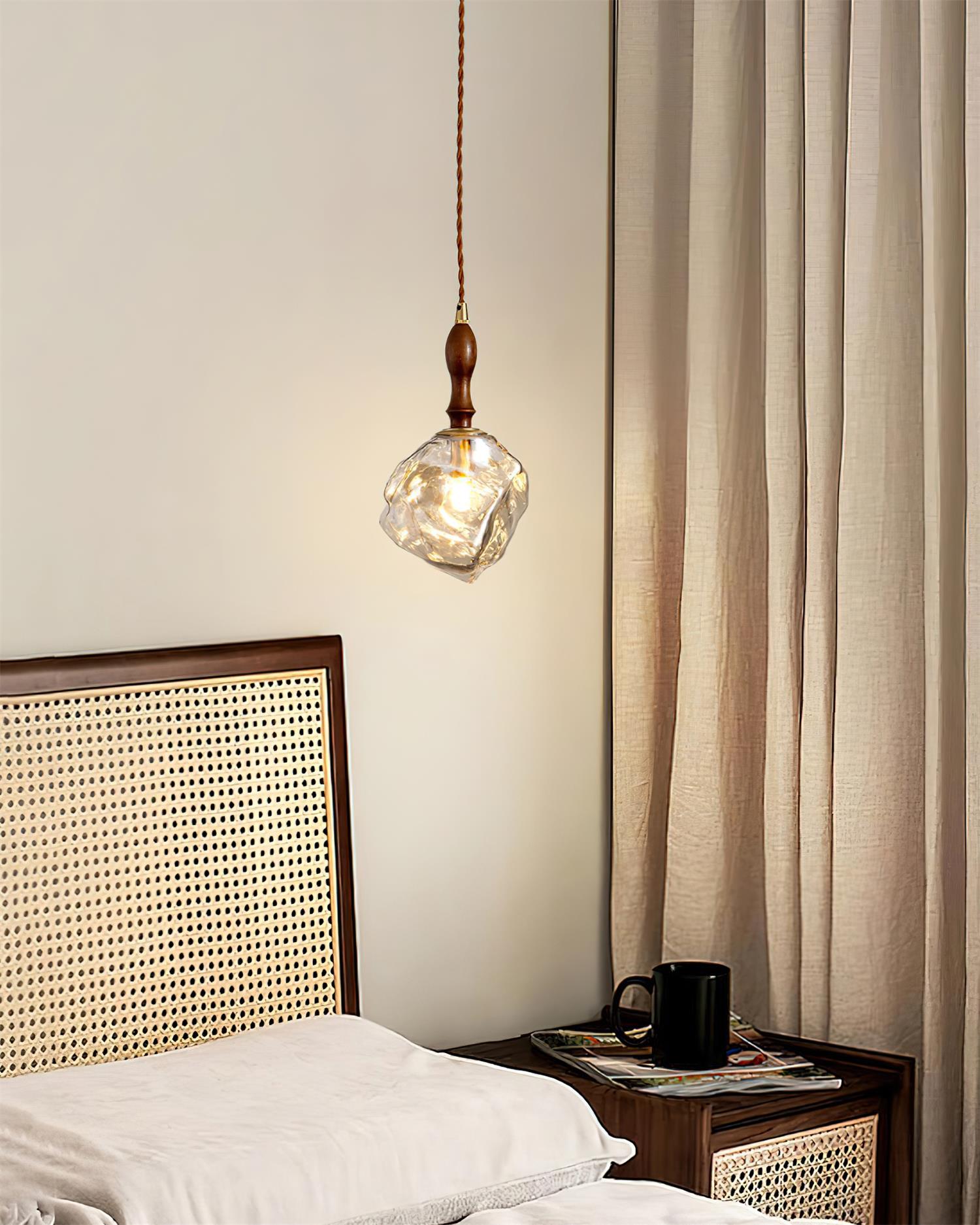 Pendelleuchte Glaskubus Schirm-Letslighting