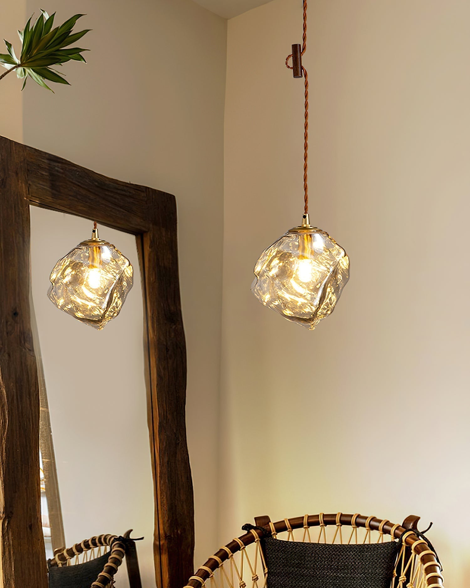 Pendelleuchte Glaskubus Schirm-Letslighting