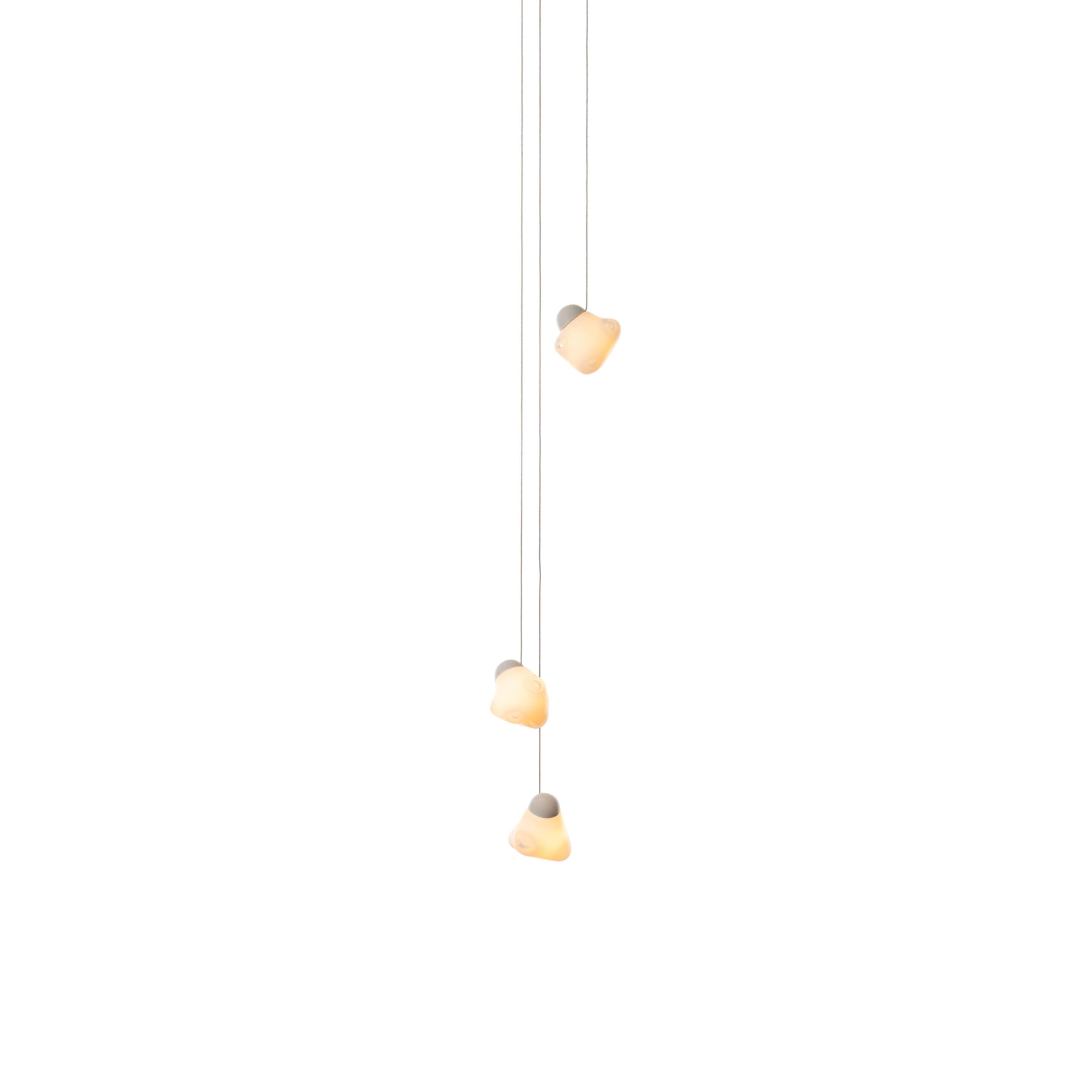 Vasilen Ice Pier Schwarz Glas Pendelleuchte-Letslighting