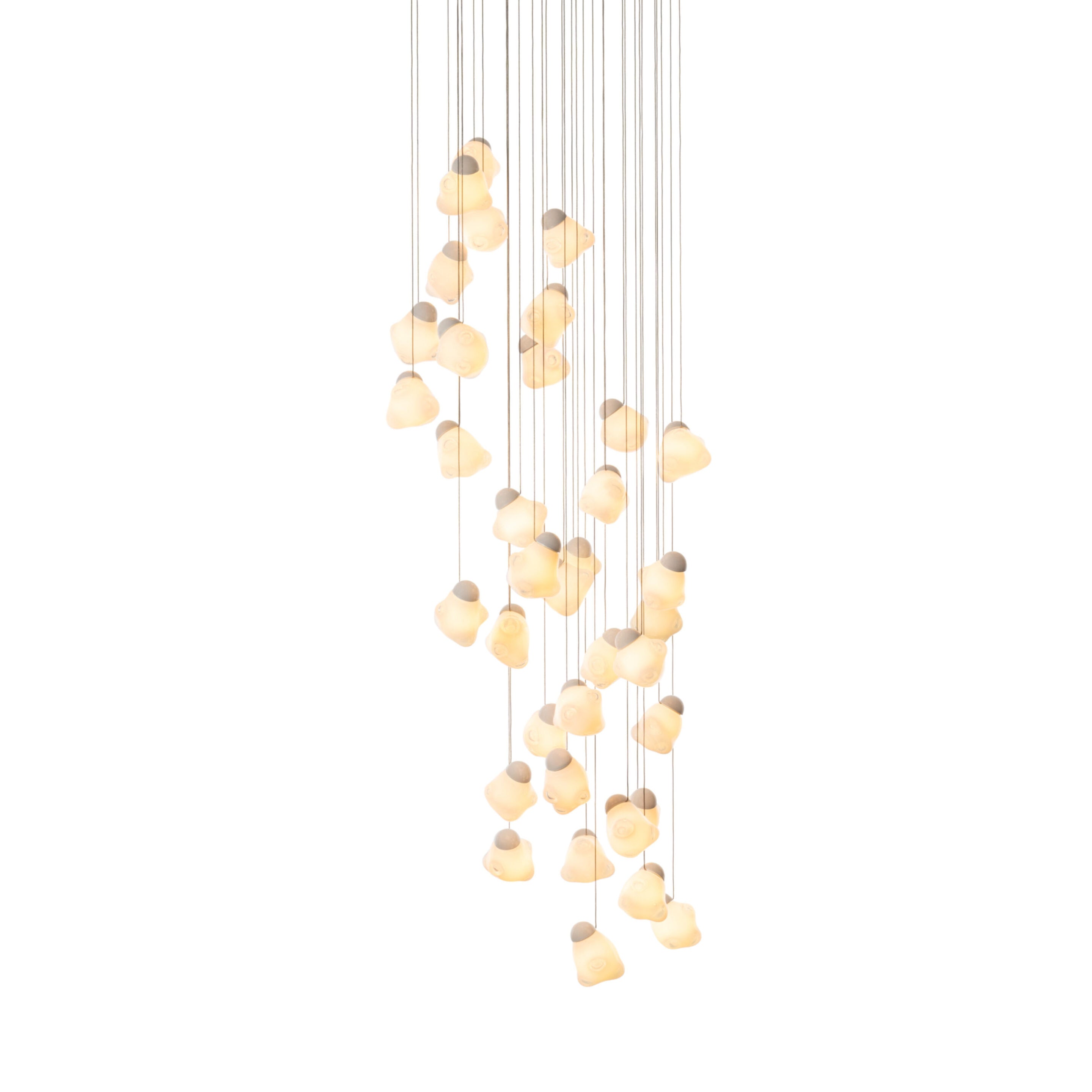 Vasilen Ice Pier Schwarz Glas Pendelleuchte-Letslighting