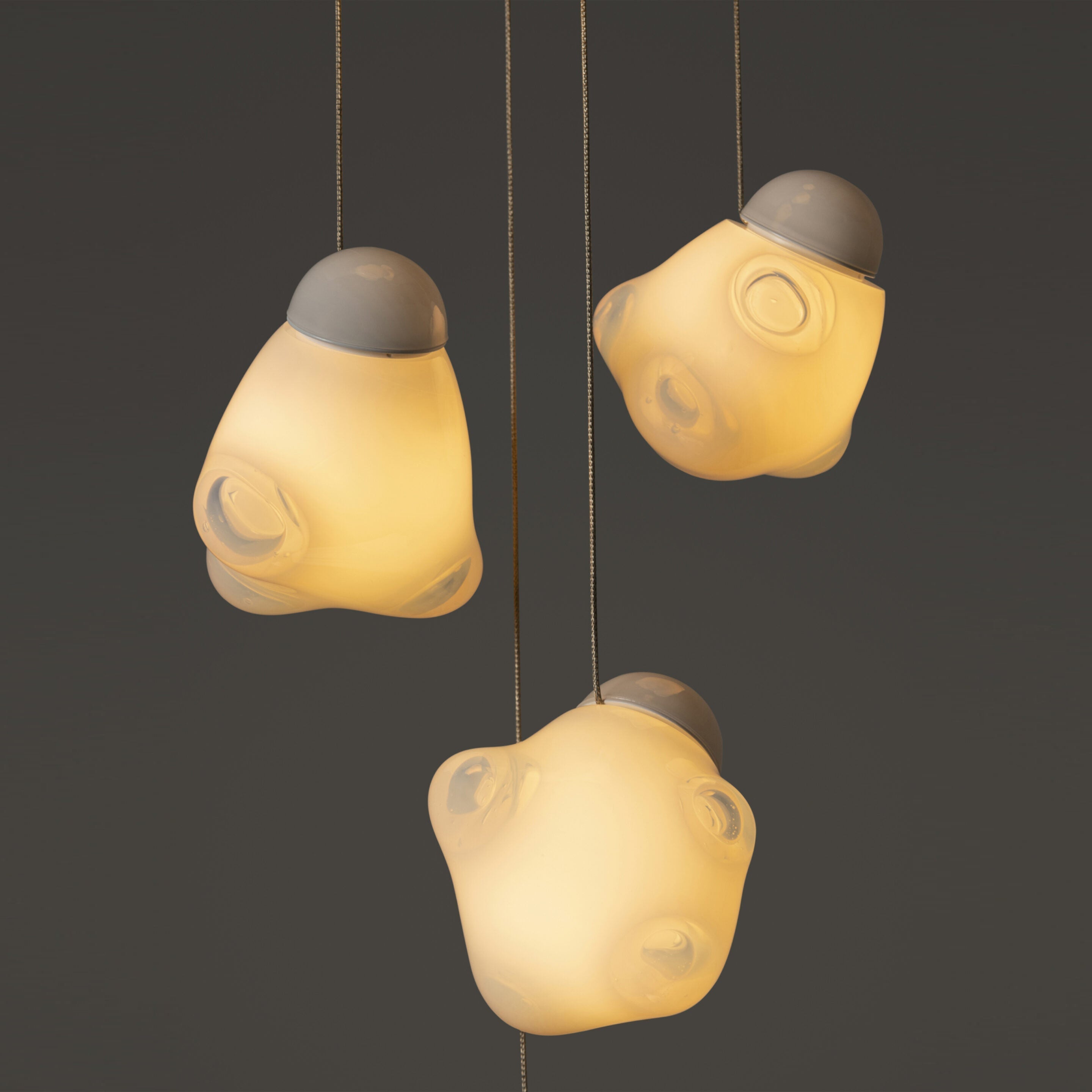 Vasilen Ice Pier Schwarz Glas Pendelleuchte-Letslighting
