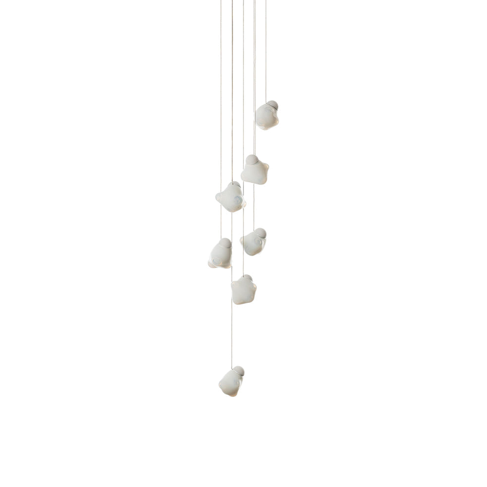 Vasilen Ice Pier Schwarz Glas Pendelleuchte-Letslighting