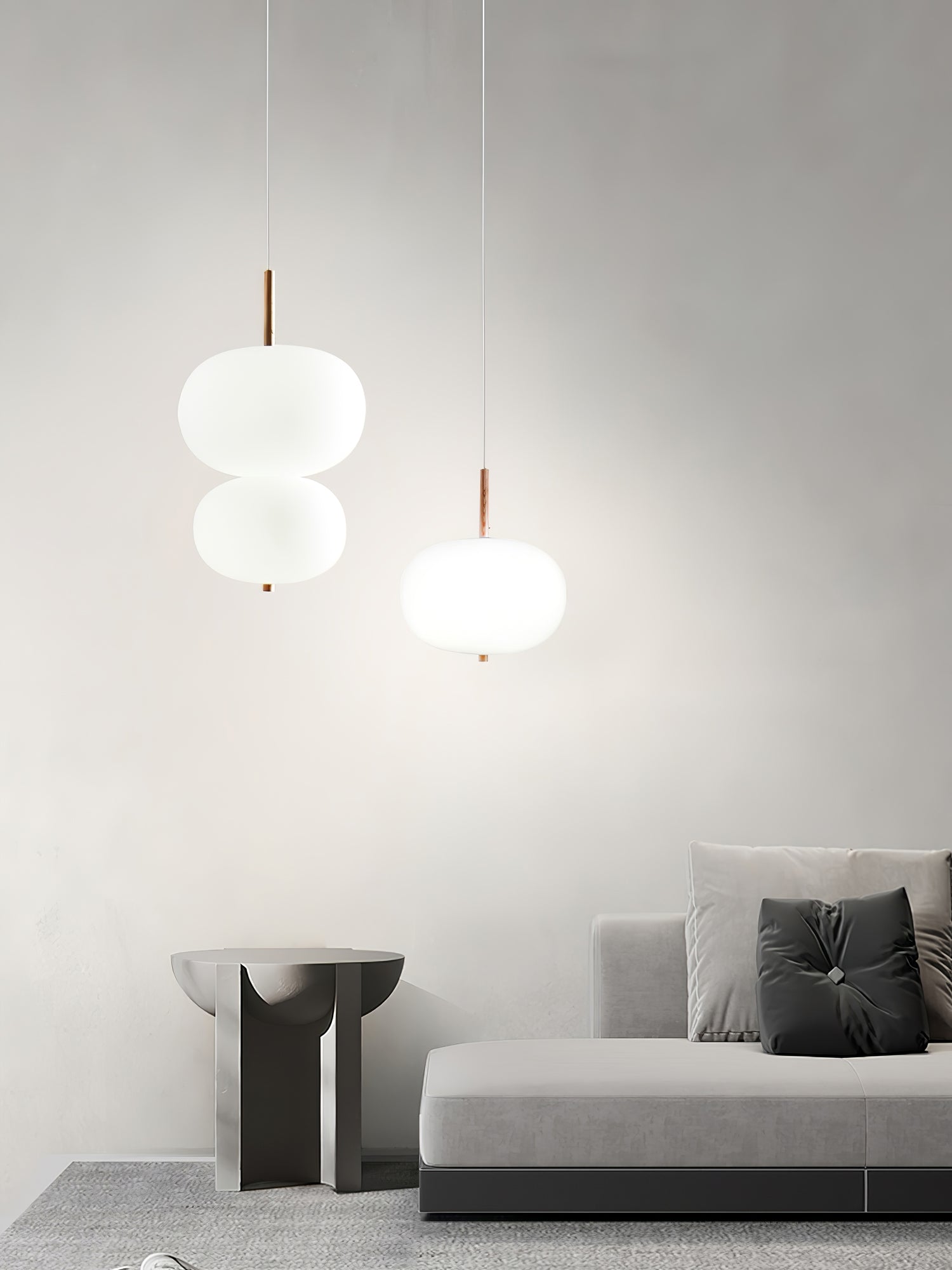 Duality Modern Glas Pendelleuchte-Letslighting