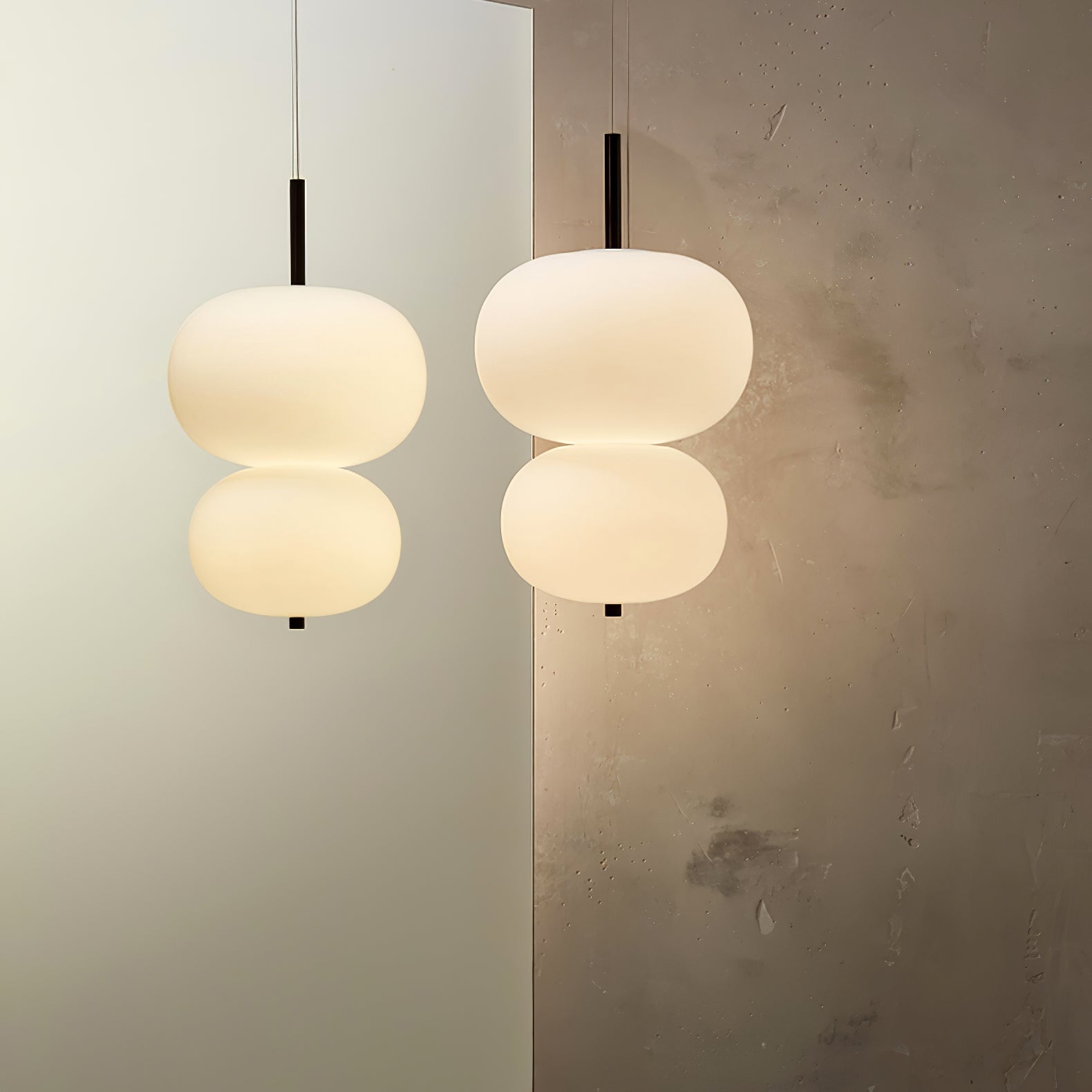 Duality Modern Glas Pendelleuchte-Letslighting