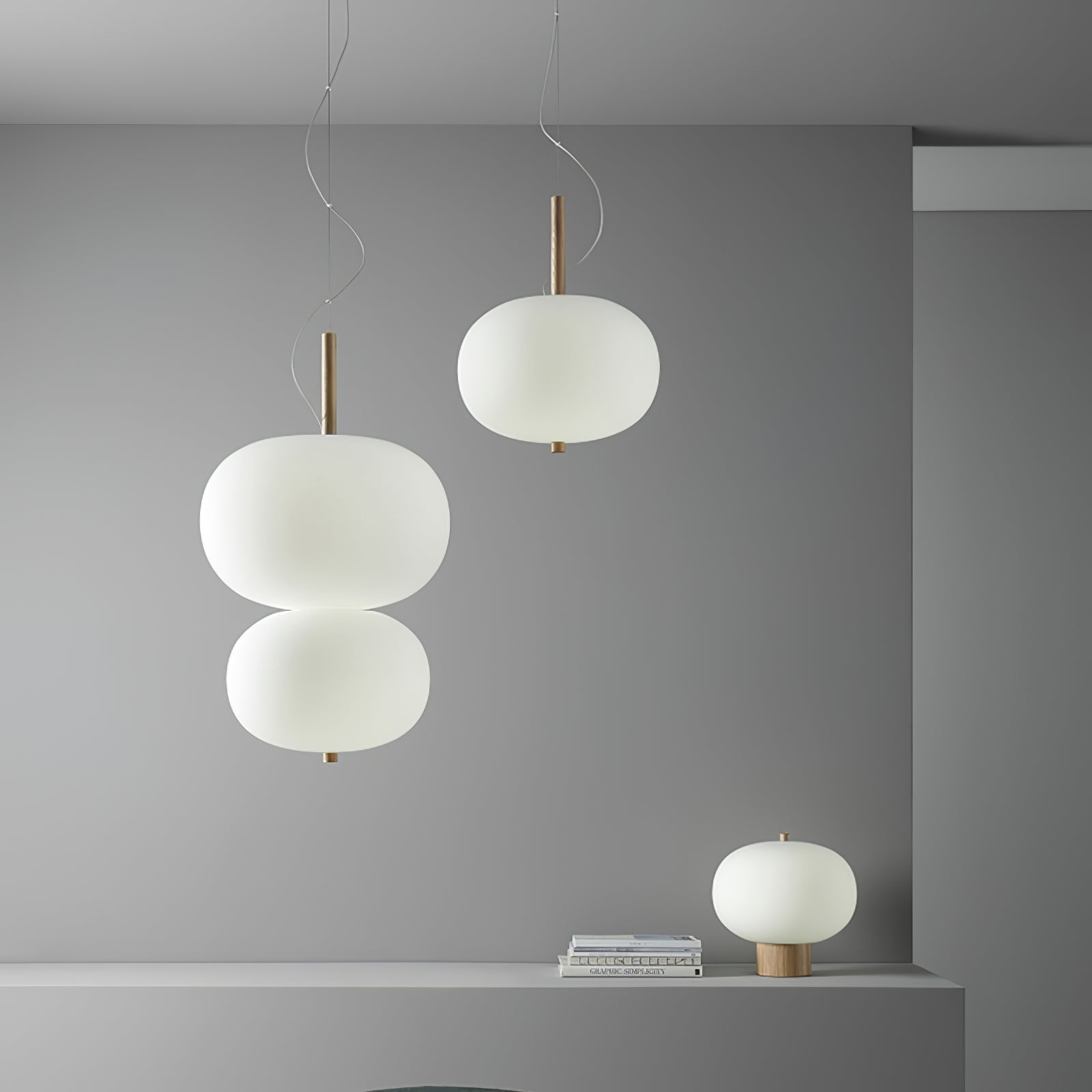 Duality Modern Glas Pendelleuchte-Letslighting