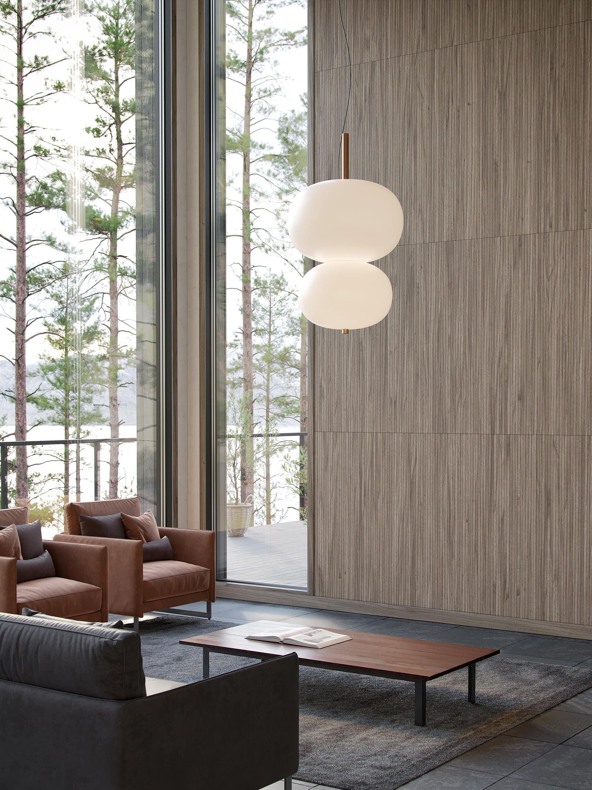 Duality Modern Glas Pendelleuchte-Letslighting