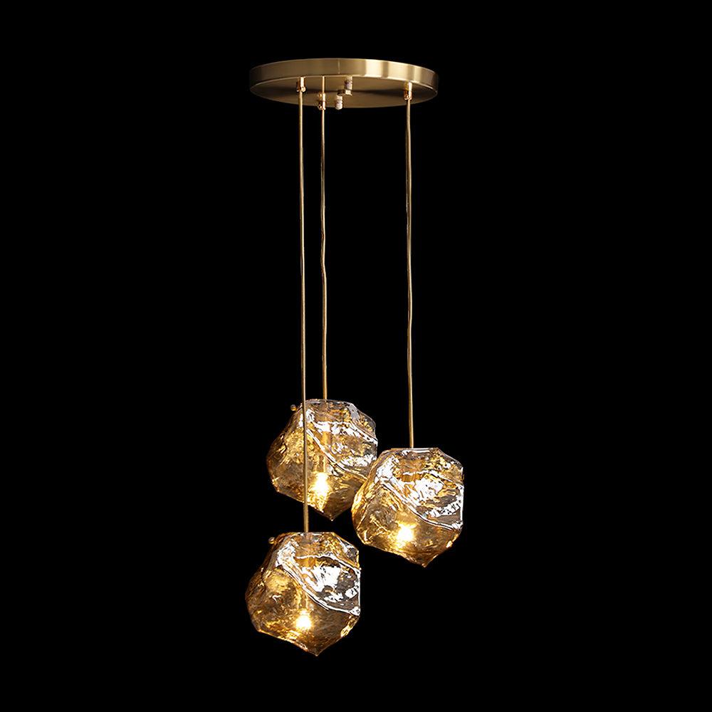 Zionis Luxuriöse Pendelleuchte aus Messing-Letslighting