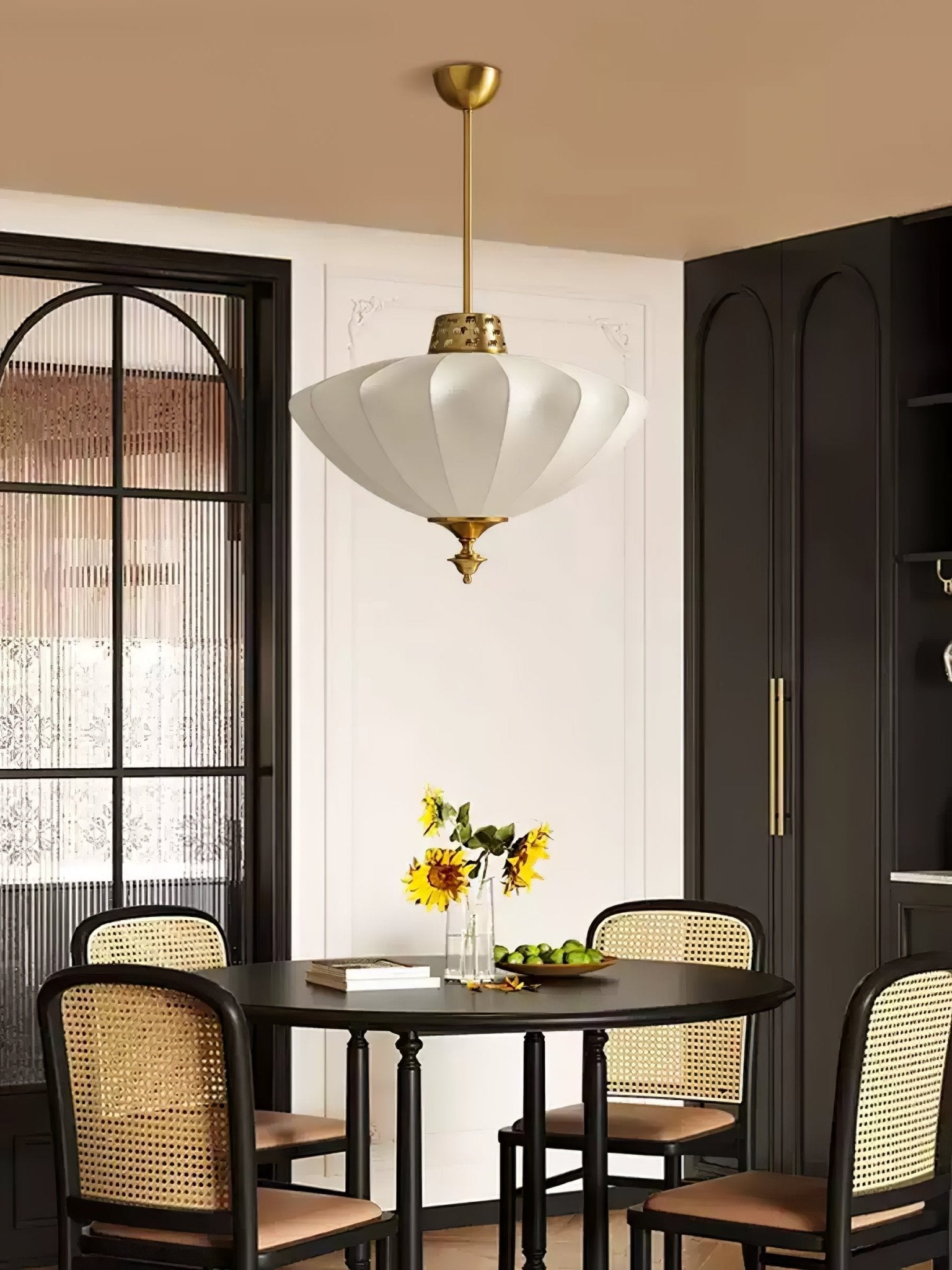Ortalara Elegance Vintage Bloom Seiden-Pendelleuchte-Letslighting