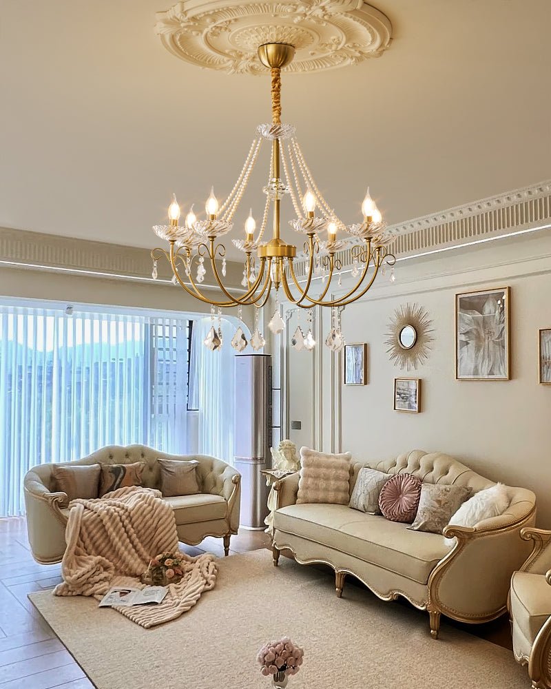 Lustra Kronleuchter Perle Kristall Elegant Klassisch-Letslighting