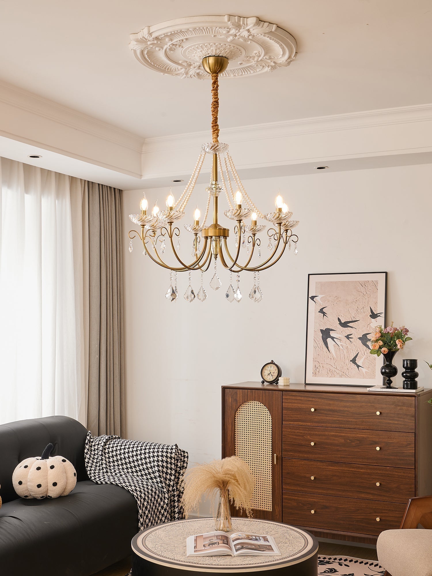Lustra Kronleuchter Perle Kristall Elegant Klassisch-Letslighting