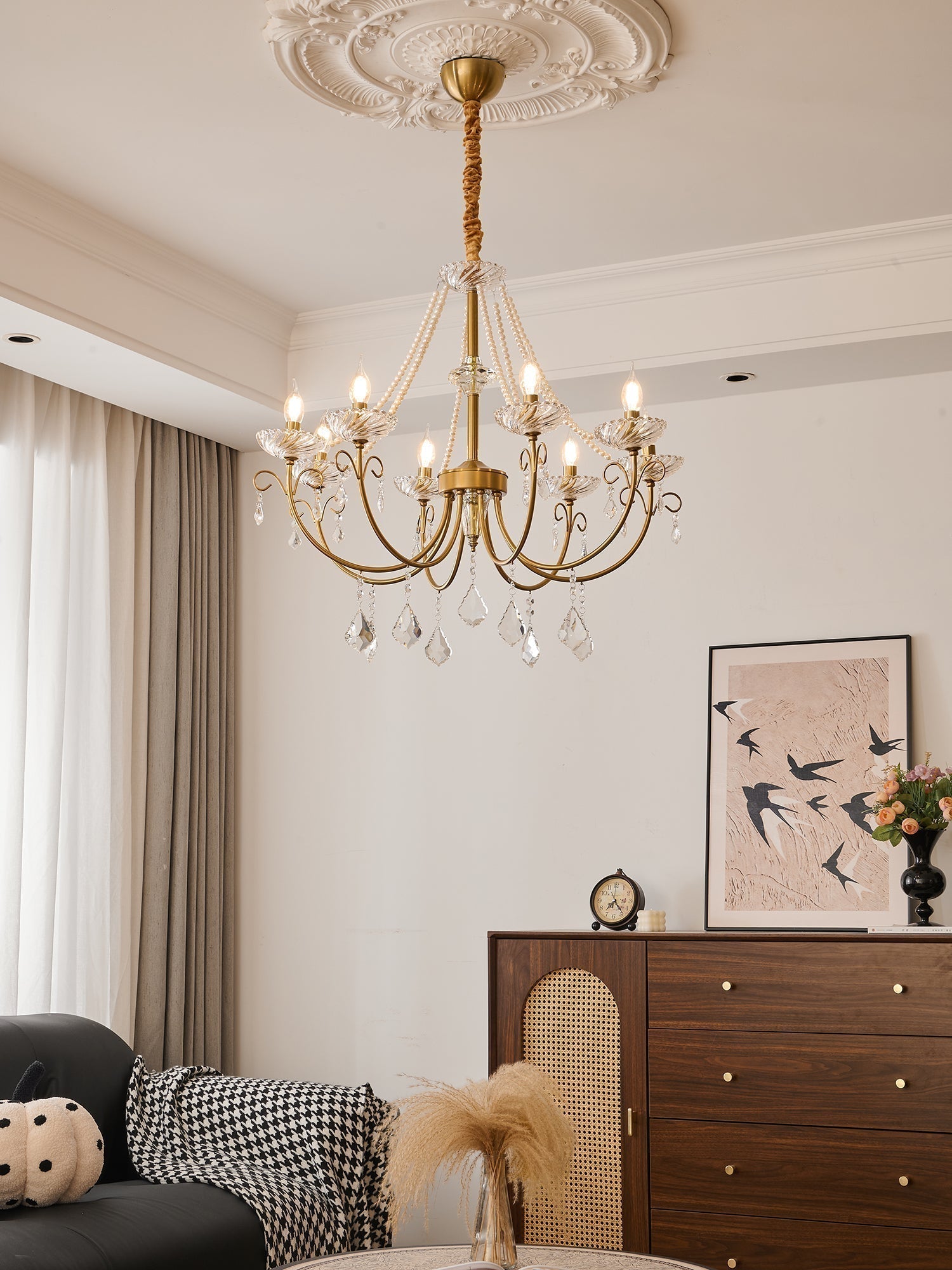 Lustra Kronleuchter Perle Kristall Elegant Klassisch-Letslighting