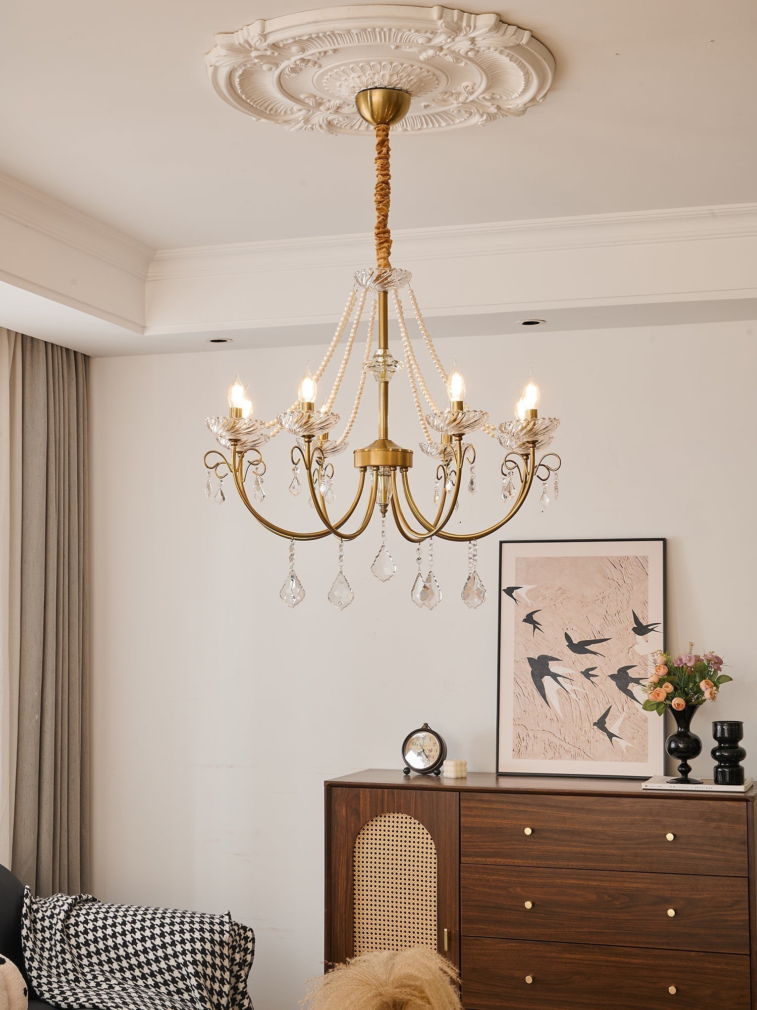 Lustra Kronleuchter Perle Kristall Elegant Klassisch-Letslighting